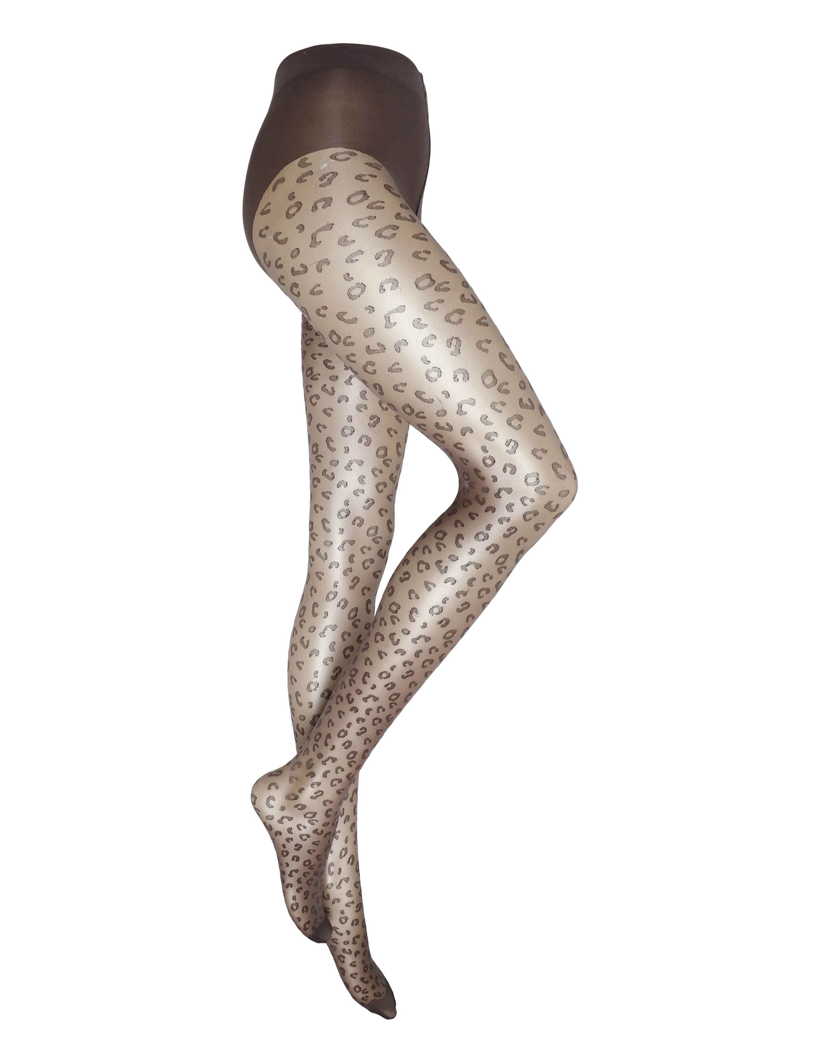 Hunkemöller - TI 15DEN LEOPARD - speciella tillfällen - chicory coffee - 3