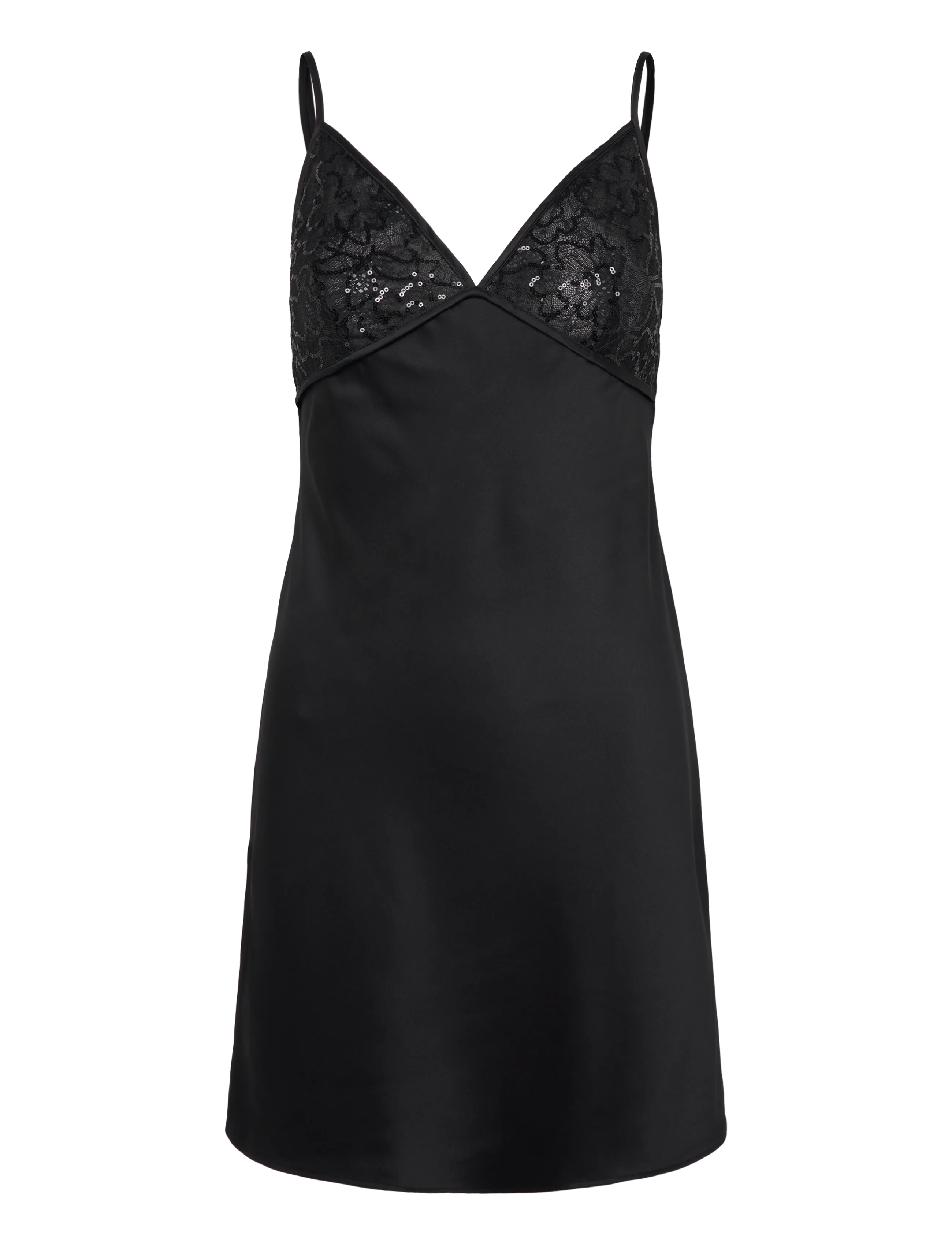 Hunkemöller SD SATIN SEQUIN JADA - Bodies - CAVIAR / black
