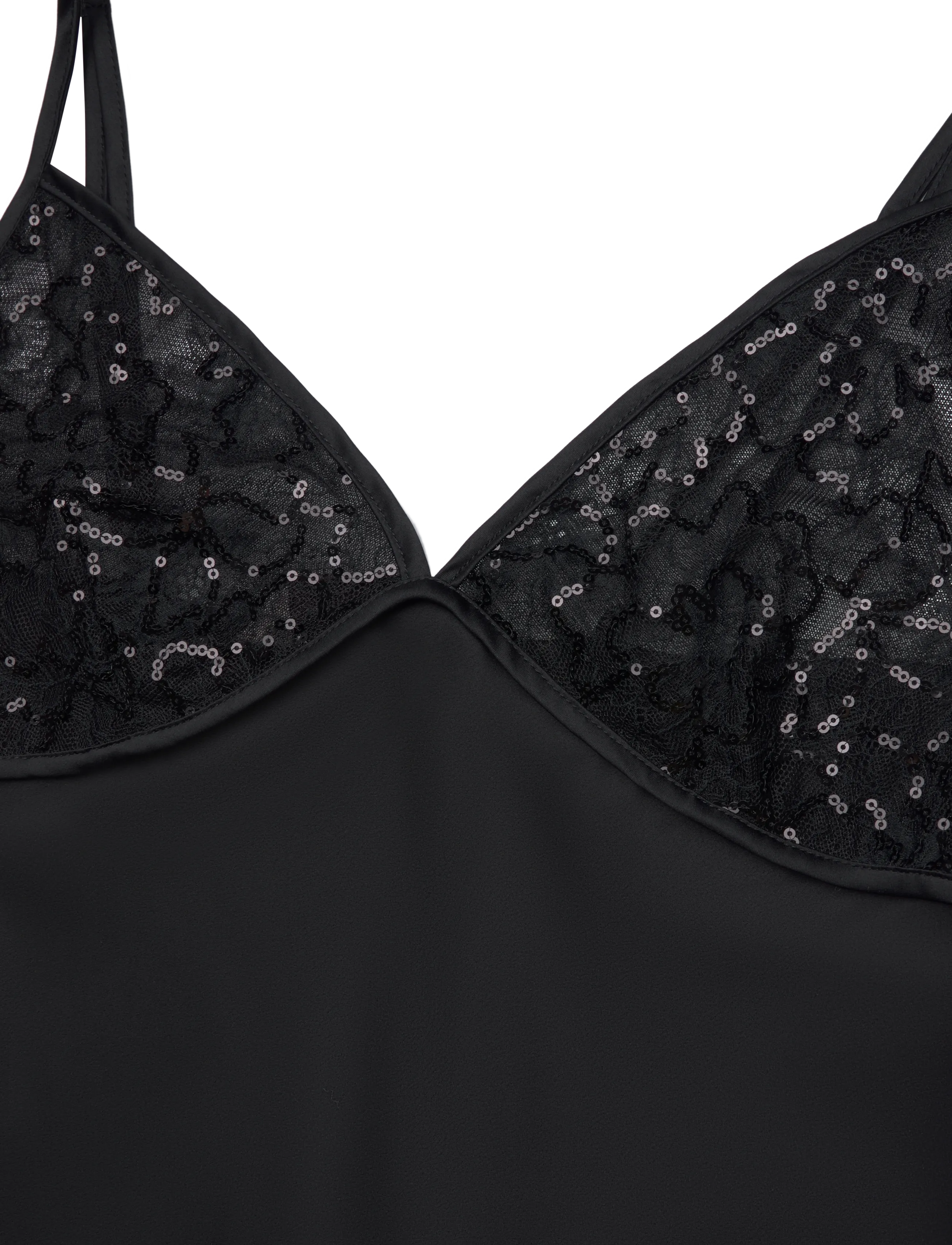 Hunkemöller - SD SATIN SEQUIN JADA - nachthemden - caviar - 5