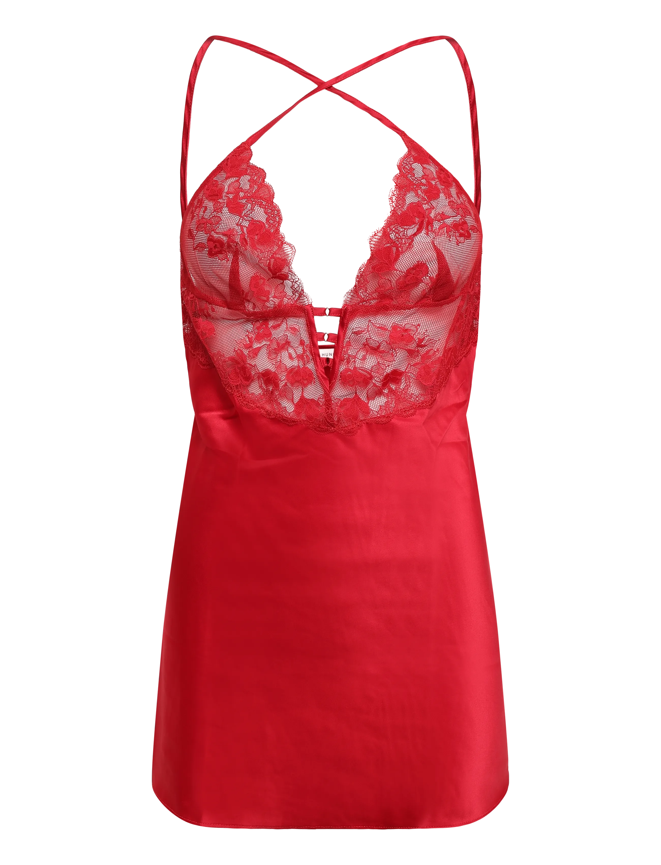 Hunkemöller SD SATIN LACE ZARA - Öösärgid - CHILI PEPPER / red