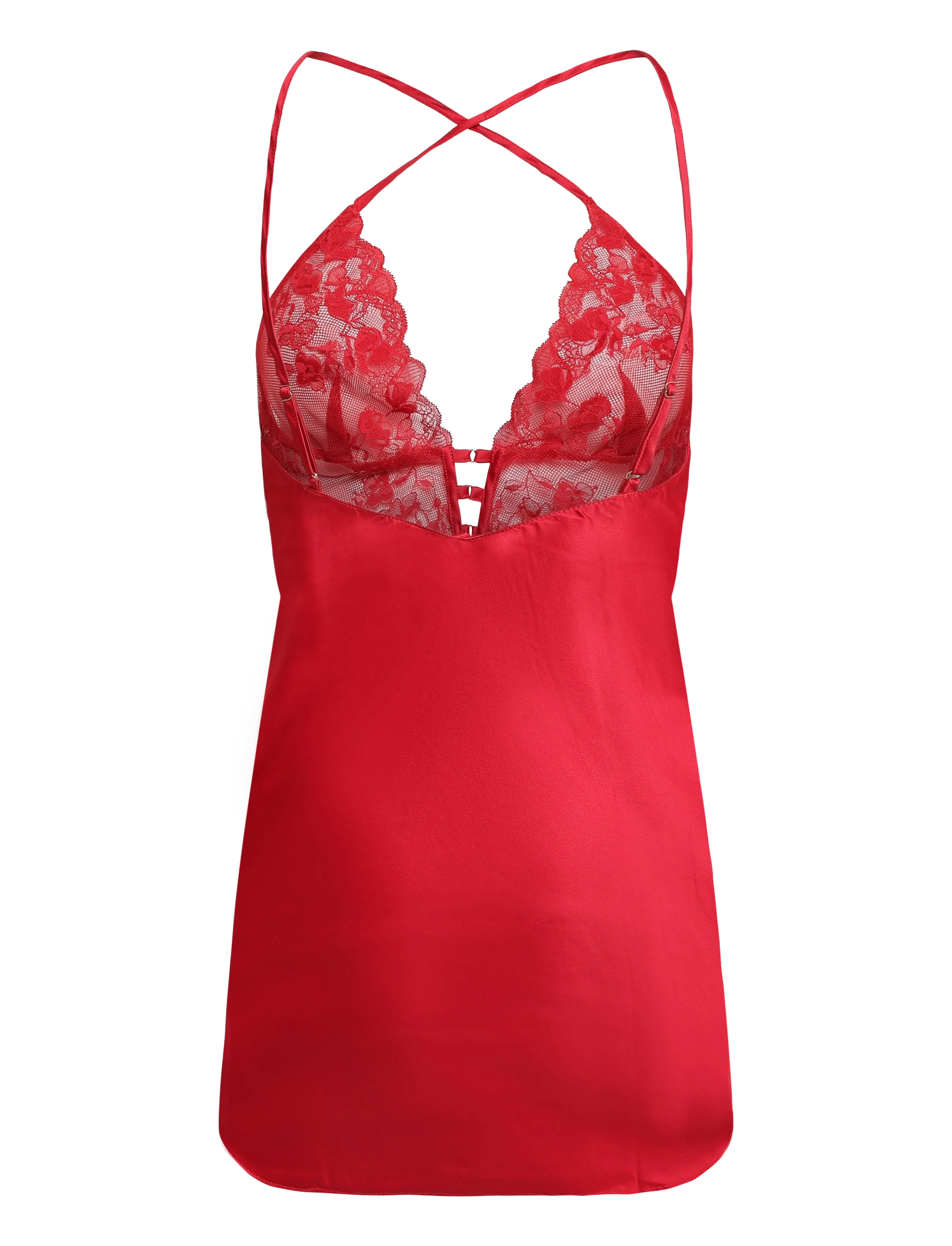Hunkemöller - SD SATIN LACE ZARA - kingitused alla 50€ - chili pepper - 2