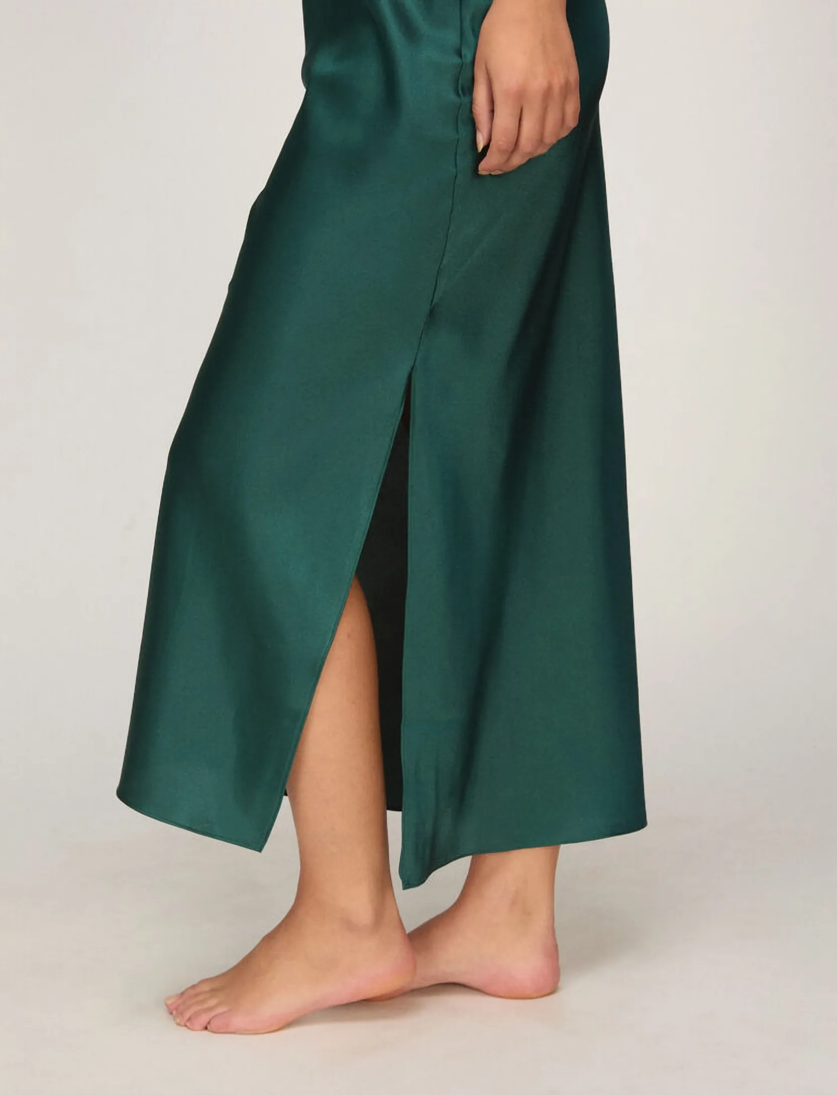 Hunkemöller - SD LONG SATIN MYA - nachthemden - ponderosa pine - 3