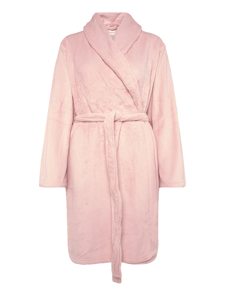 Hunkemöller - ROBE SHORT FLUFFY FLEECE - hommikumantlid - lotus - 1