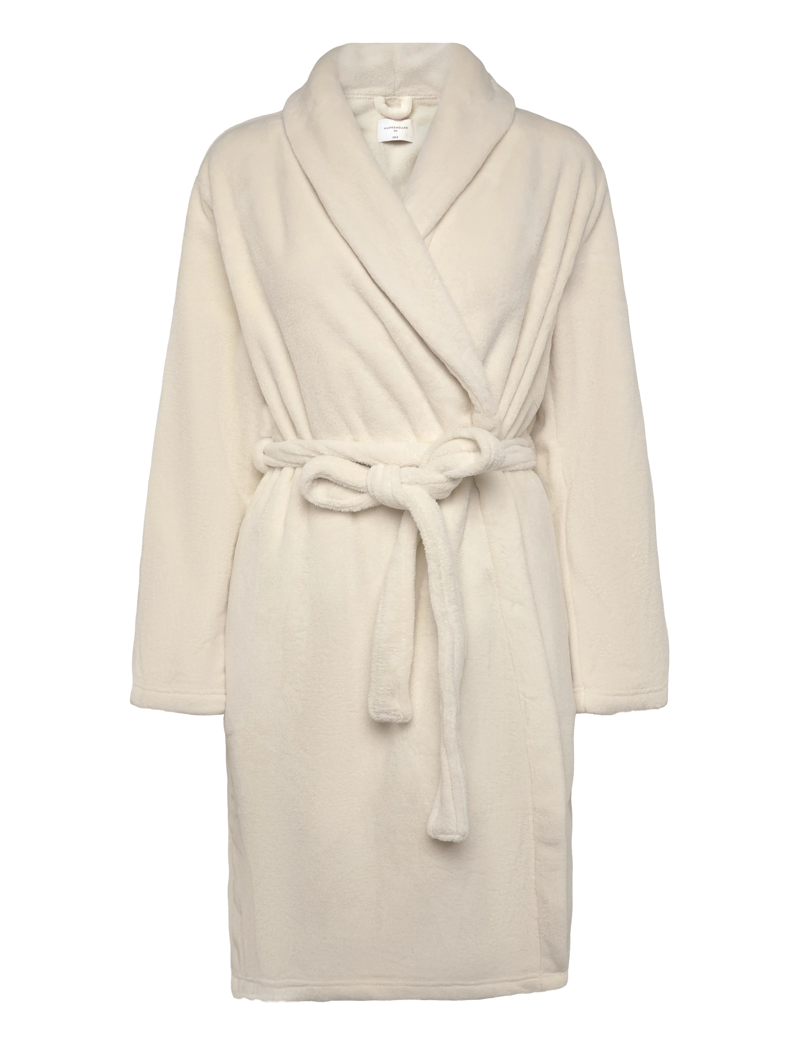 Hunkemöller ROBE SHORT FLUFFY FLEECE - Bademäntel - WHITECAP GRAY / grey