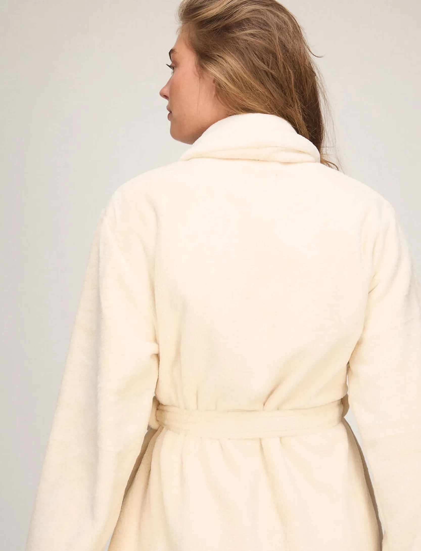 Hunkemöller - ROBE SHORT FLUFFY FLEECE - whitecap gray - 5