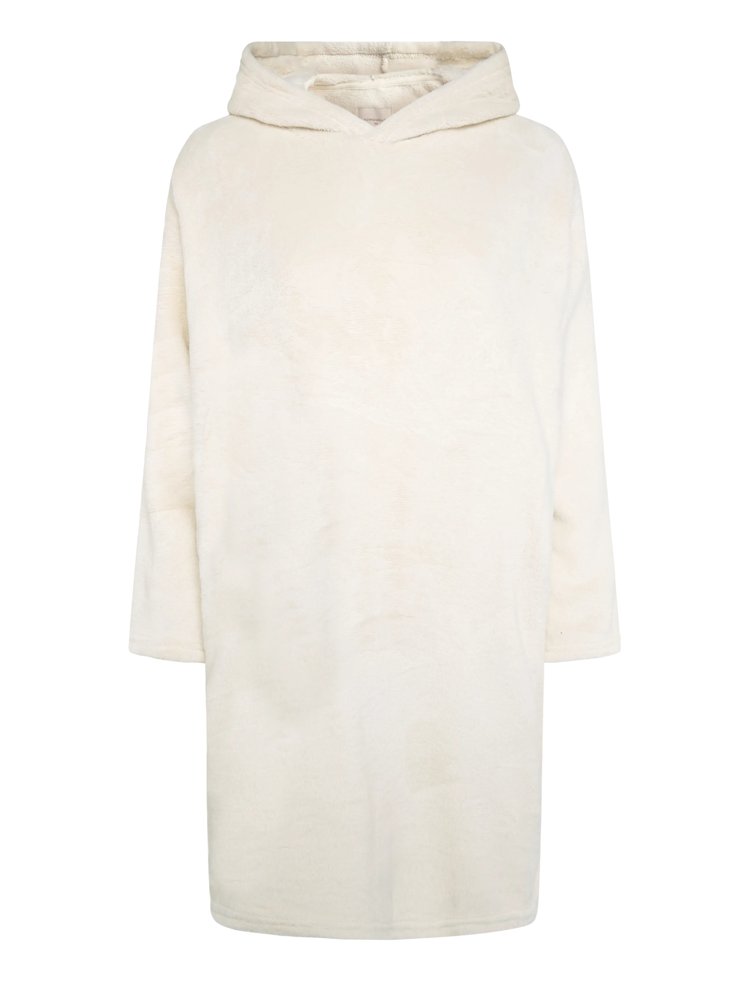 Hunkemöller - PONCHO FLUFFY FLEECE HOOD - korte kjoler - gardenia - 1
