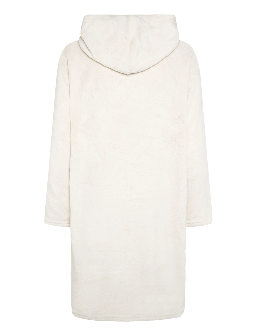 Hunkemöller - PONCHO FLUFFY FLEECE HOOD - korte kjoler - gardenia - 2