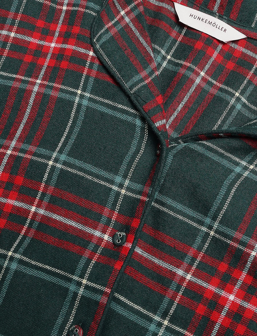 Hunkemöller - PJ SHORT FLANNEL TWILL CHECK - pyjamasshorts - ponderosa pine - 4