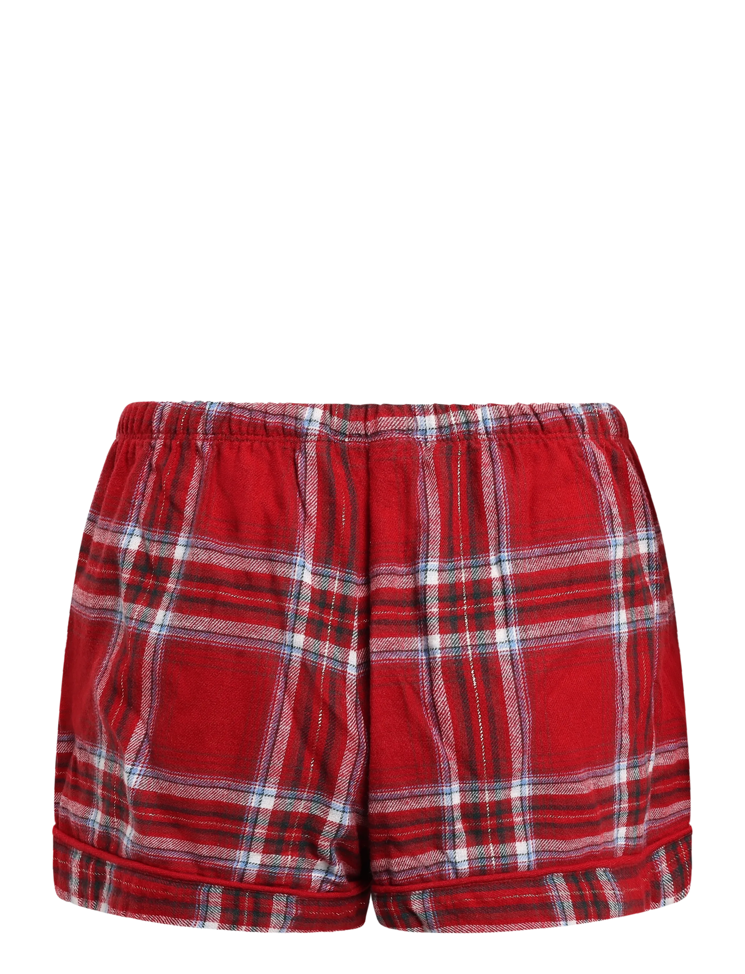 Hunkemöller - PJ SHORT FLANNEL TWILL CHECK - die niedrigsten preise - savvy red - 4