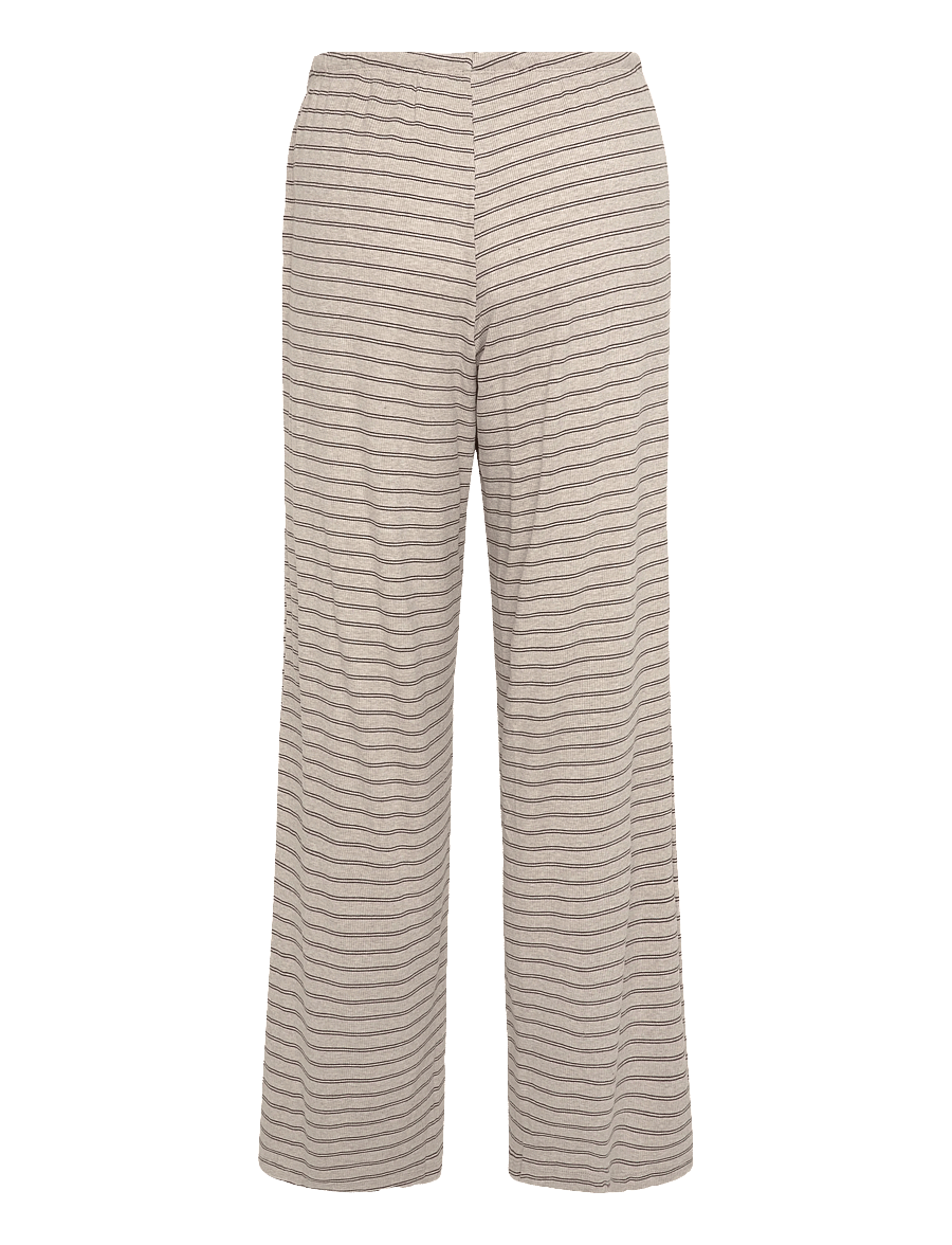 Hunkemöller - PANT JERSEY RIB STRIPE - oatmeal melee - 2