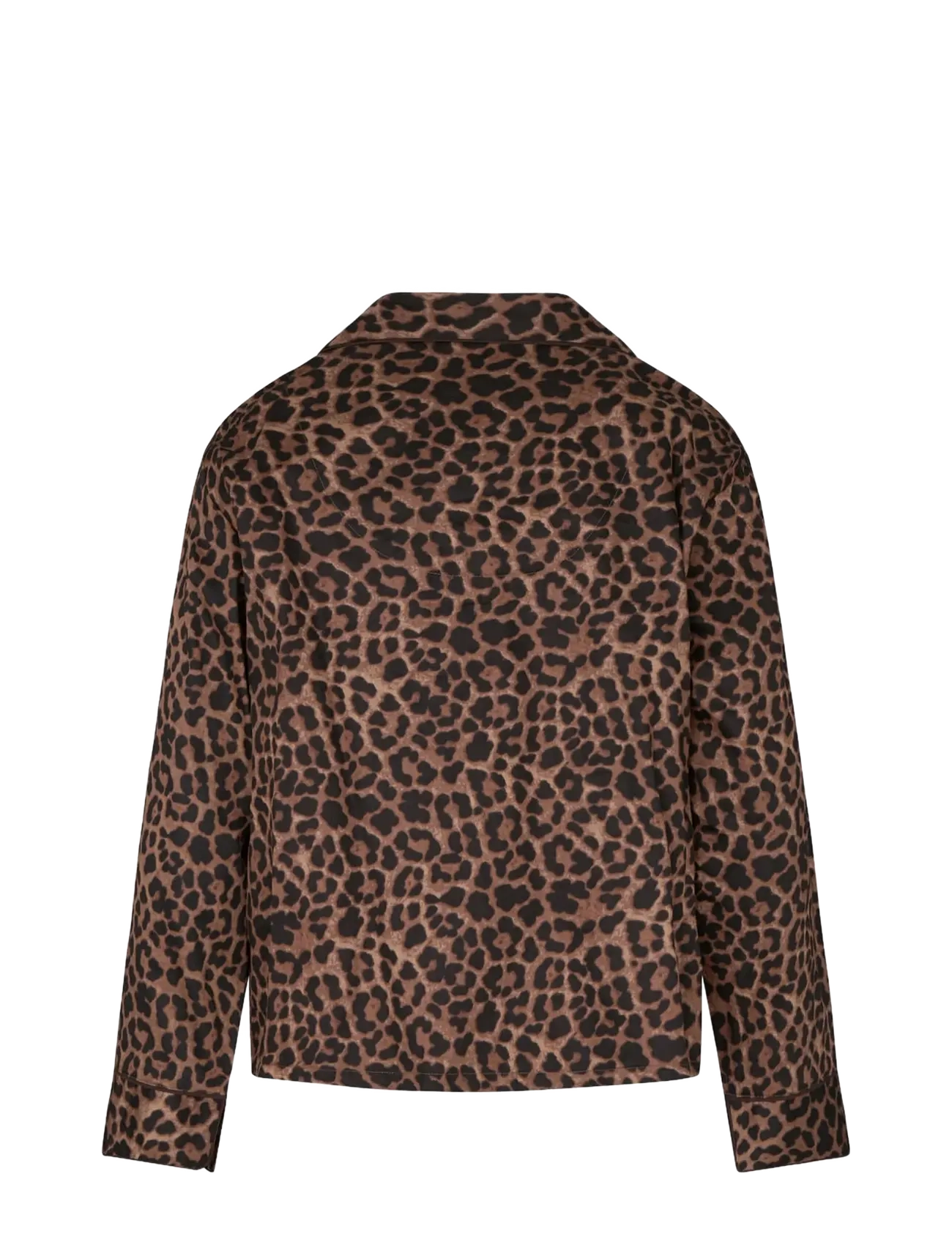 Hunkemöller - JACKET LS CO SATEEN LEOPARD - black - 2