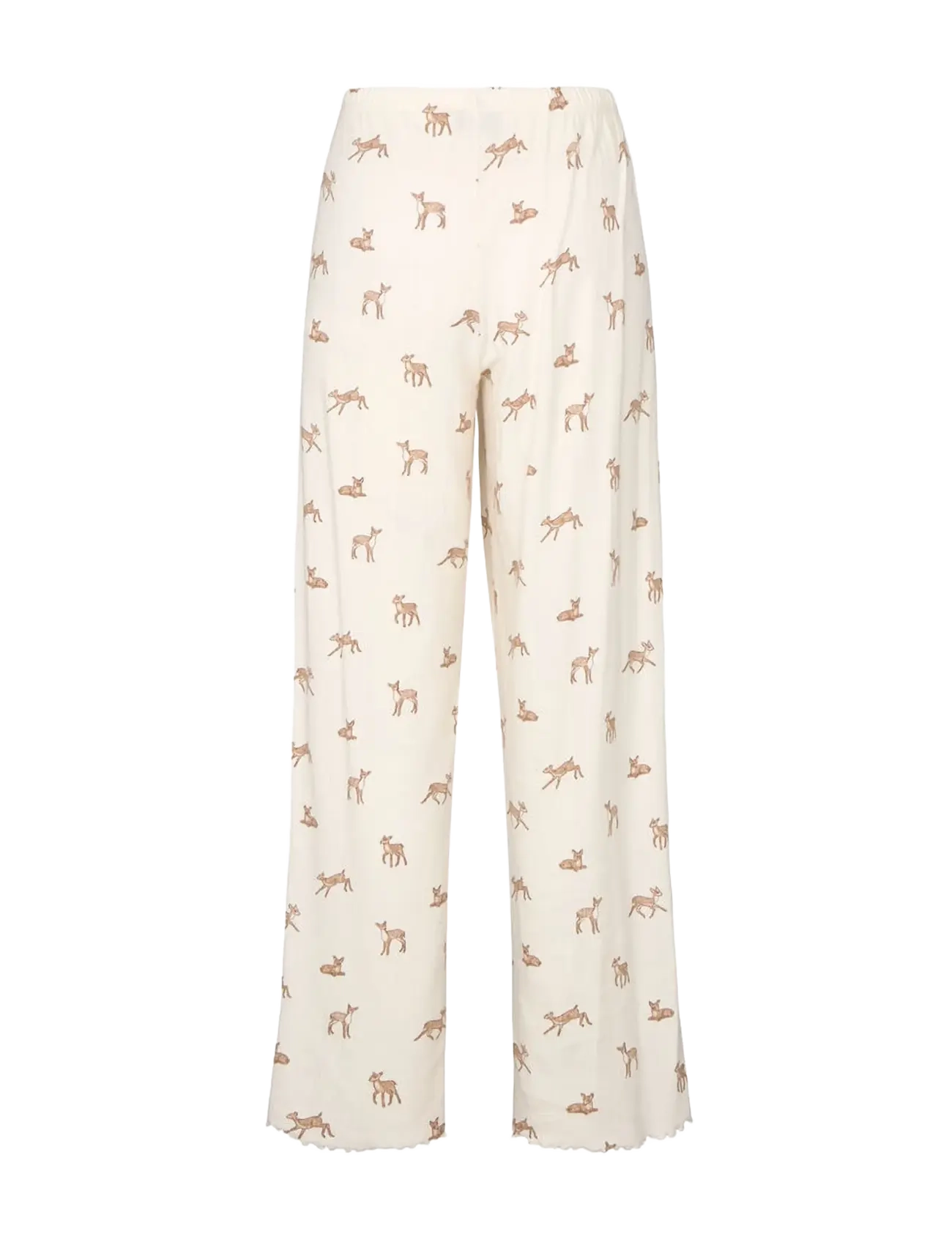Hunkemöller - PANT LOOSE POINTELLE DEER - gardenia - 1