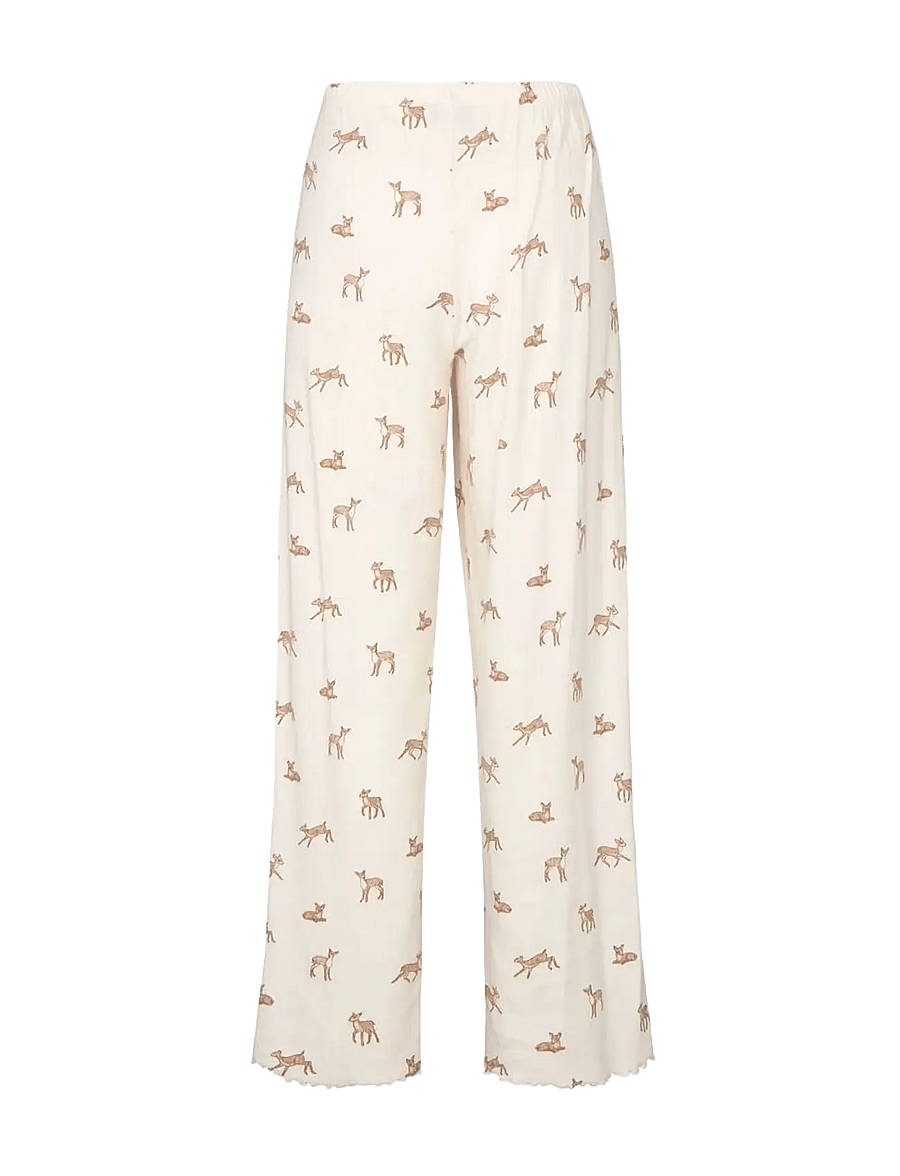 Hunkemöller - PANT LOOSE POINTELLE DEER - gardenia - 1