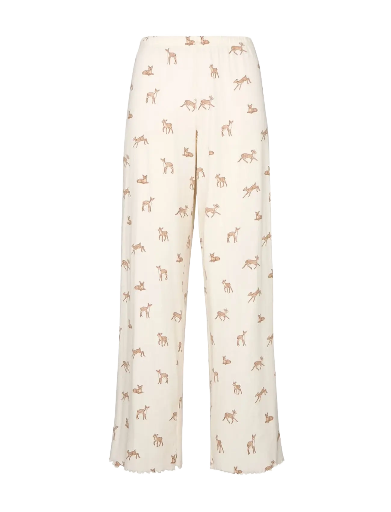 Hunkemöller - PANT LOOSE POINTELLE DEER - gardenia - 2