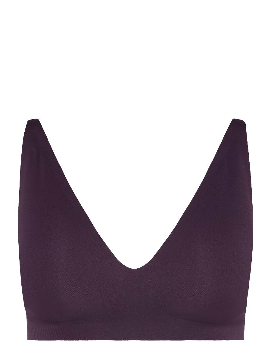 Hunkemöller - SUPER COMFORT BRALE - non wired bras - blackberry wine - 0