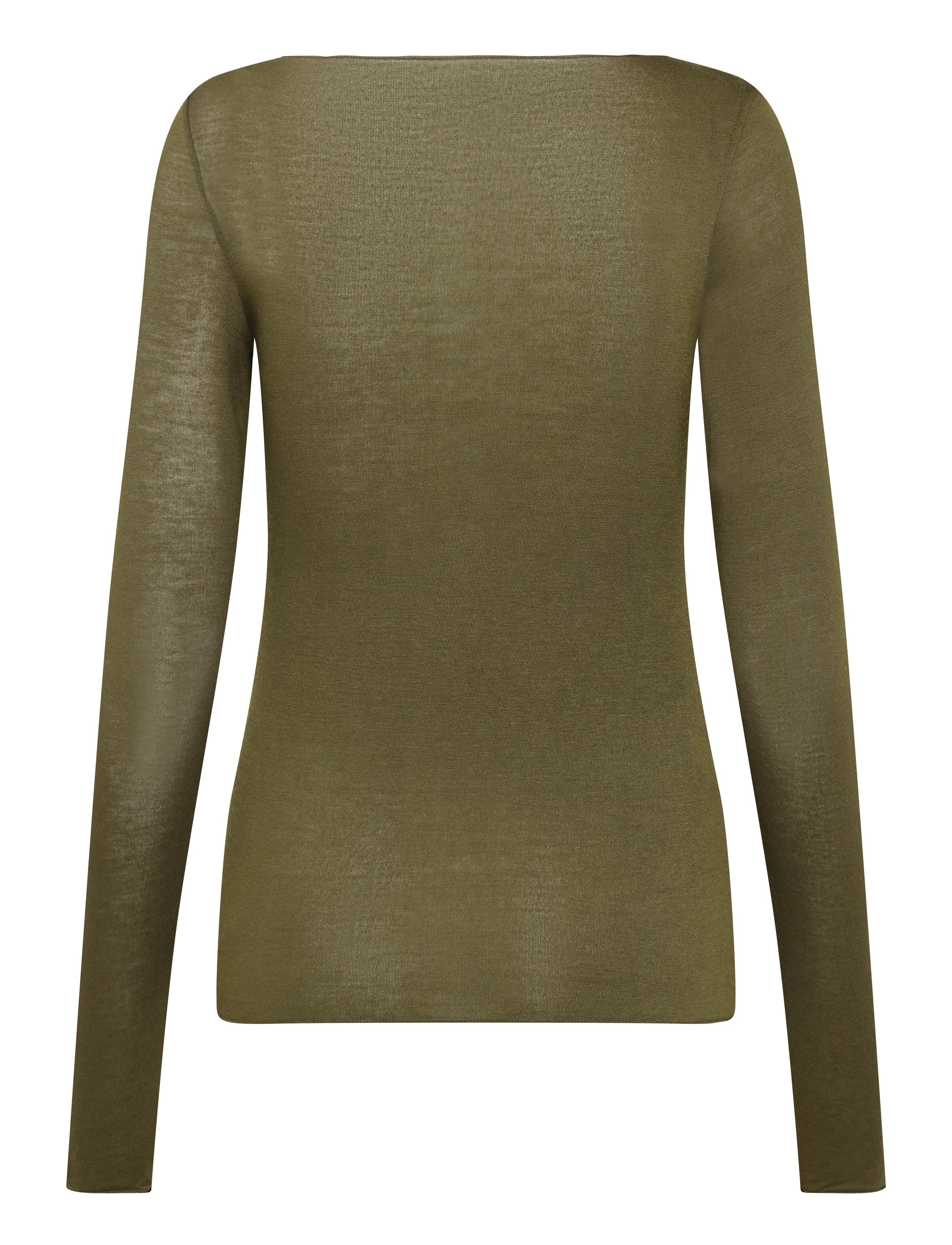 Hunkemöller - TOP LS BOATNECK INTIMATES - Överdelar - dark olive - 2