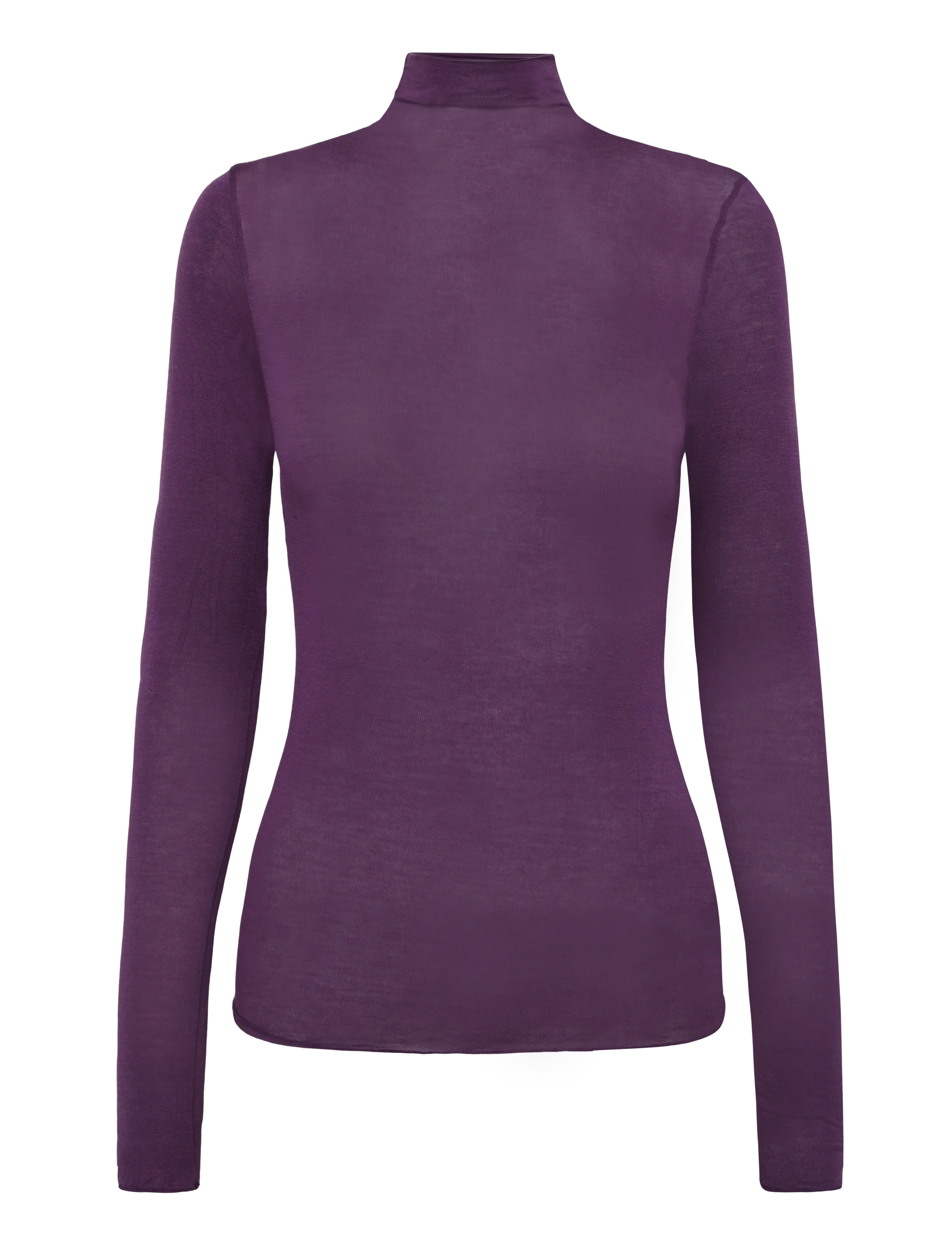 Hunkemöller Top Ls Turtleneck Intimates - Lingerie - BLACKBERRY WINE / burgundy
