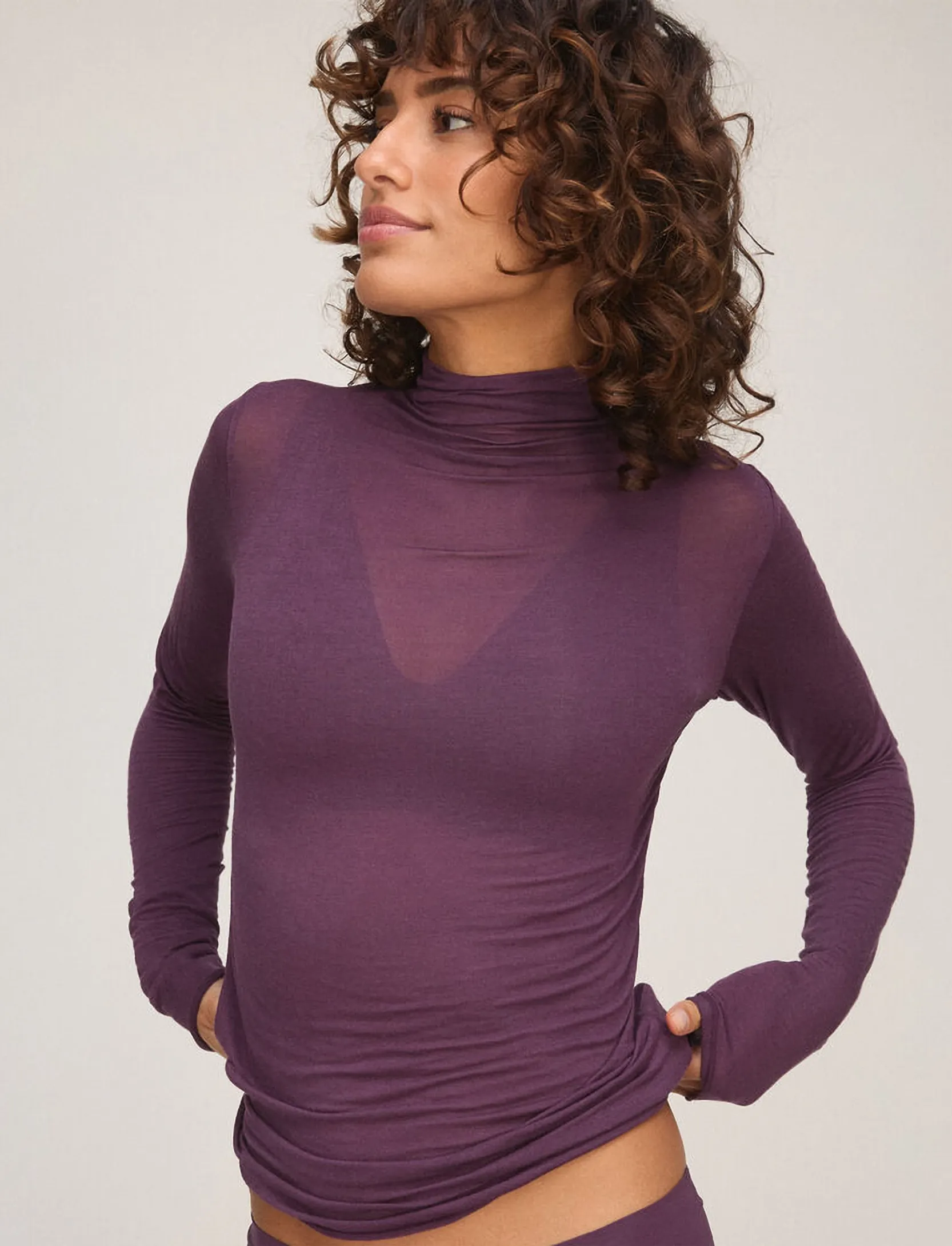 Super Soft Top Turtleneck Cashmere Blend