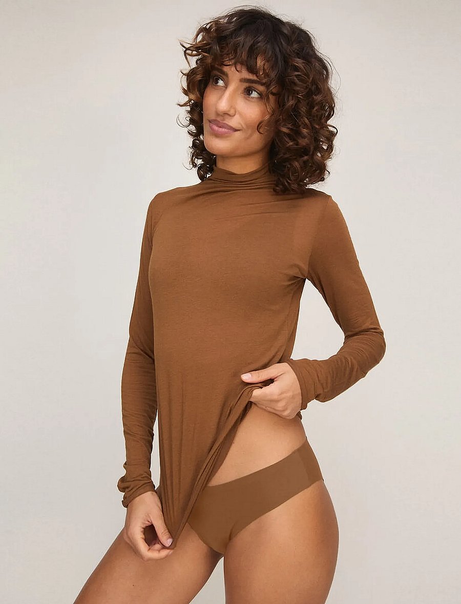 Hunkemöller - TOP LS TURTLENECK INTIMATES - kashmir - dachshund - 0