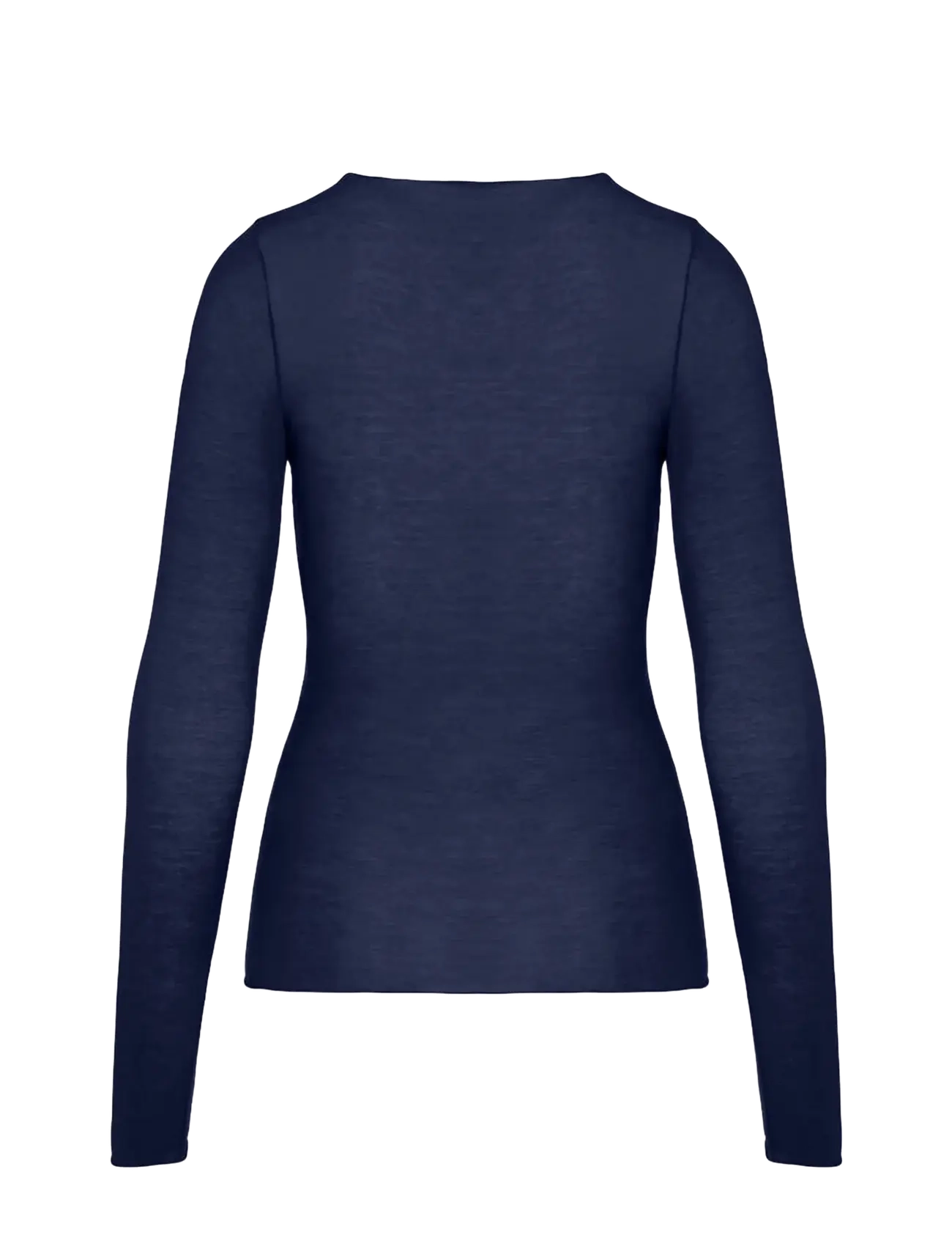Hunkemöller - TOP LS V-NECK LACE INTIMATES - peacoat - 2