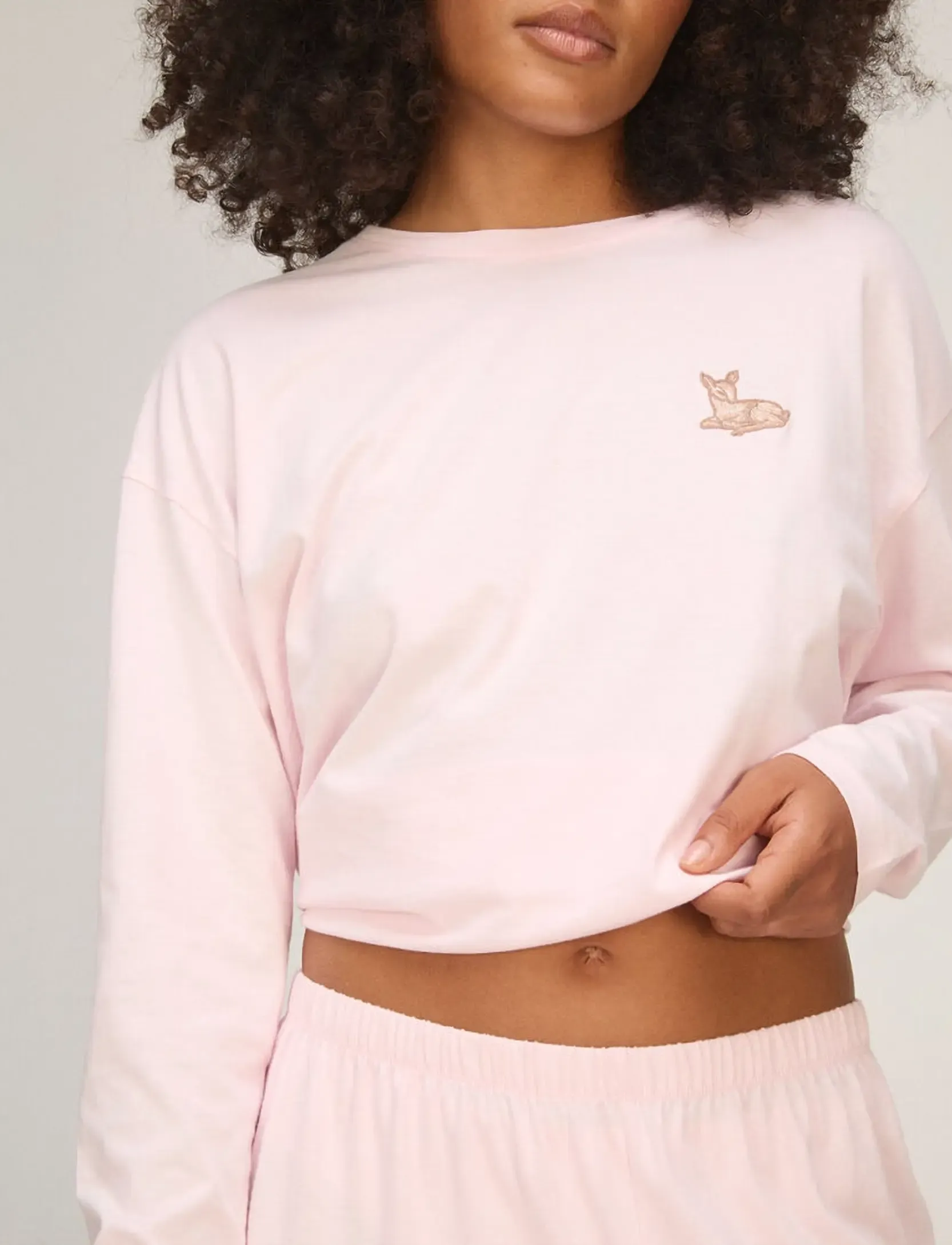 Hunkemöller - PJ LS COTTON JERSEY DEER - ballerina - 4