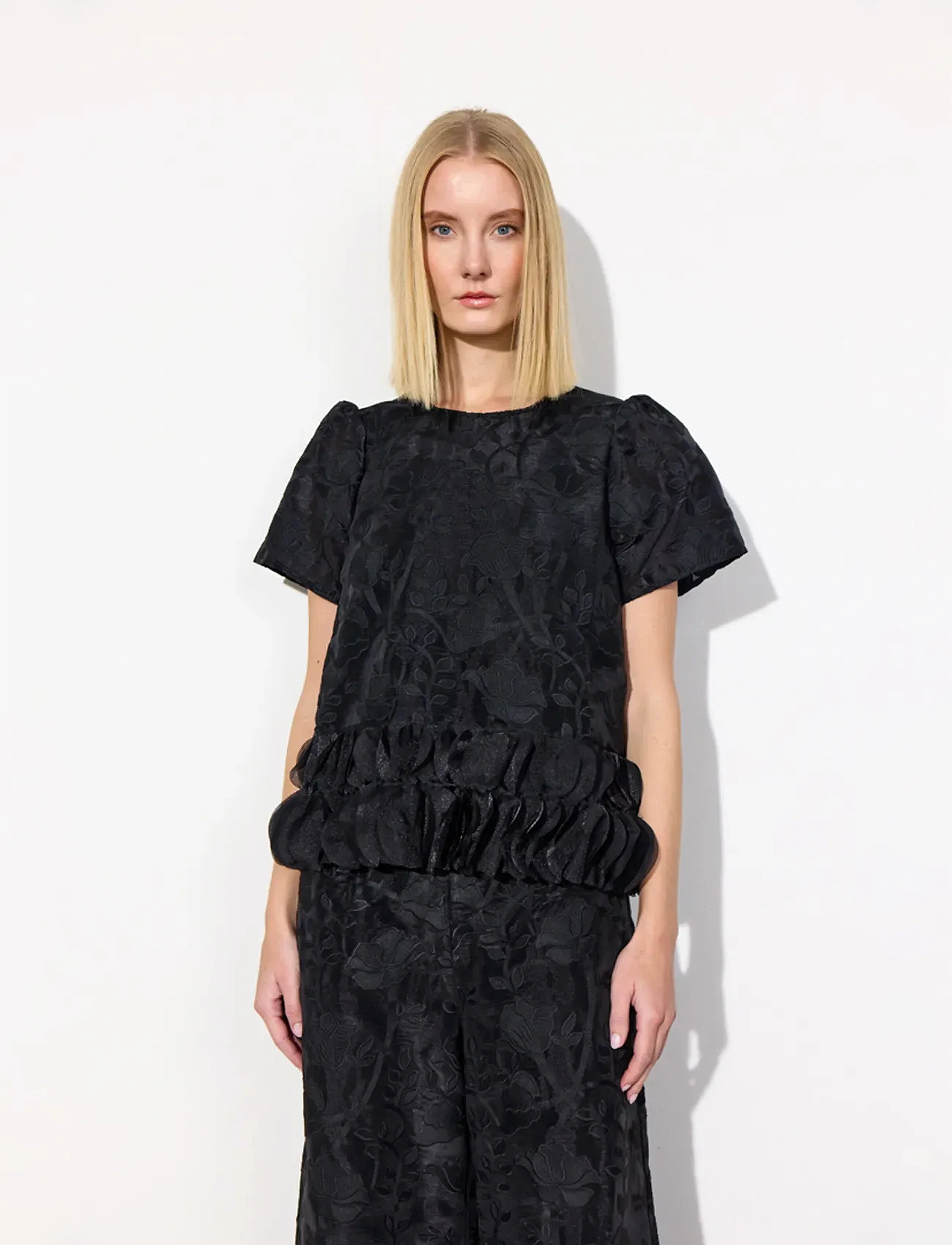 Hunkøn Aiko Blouse - Blouses & Shirts - BLACK / black