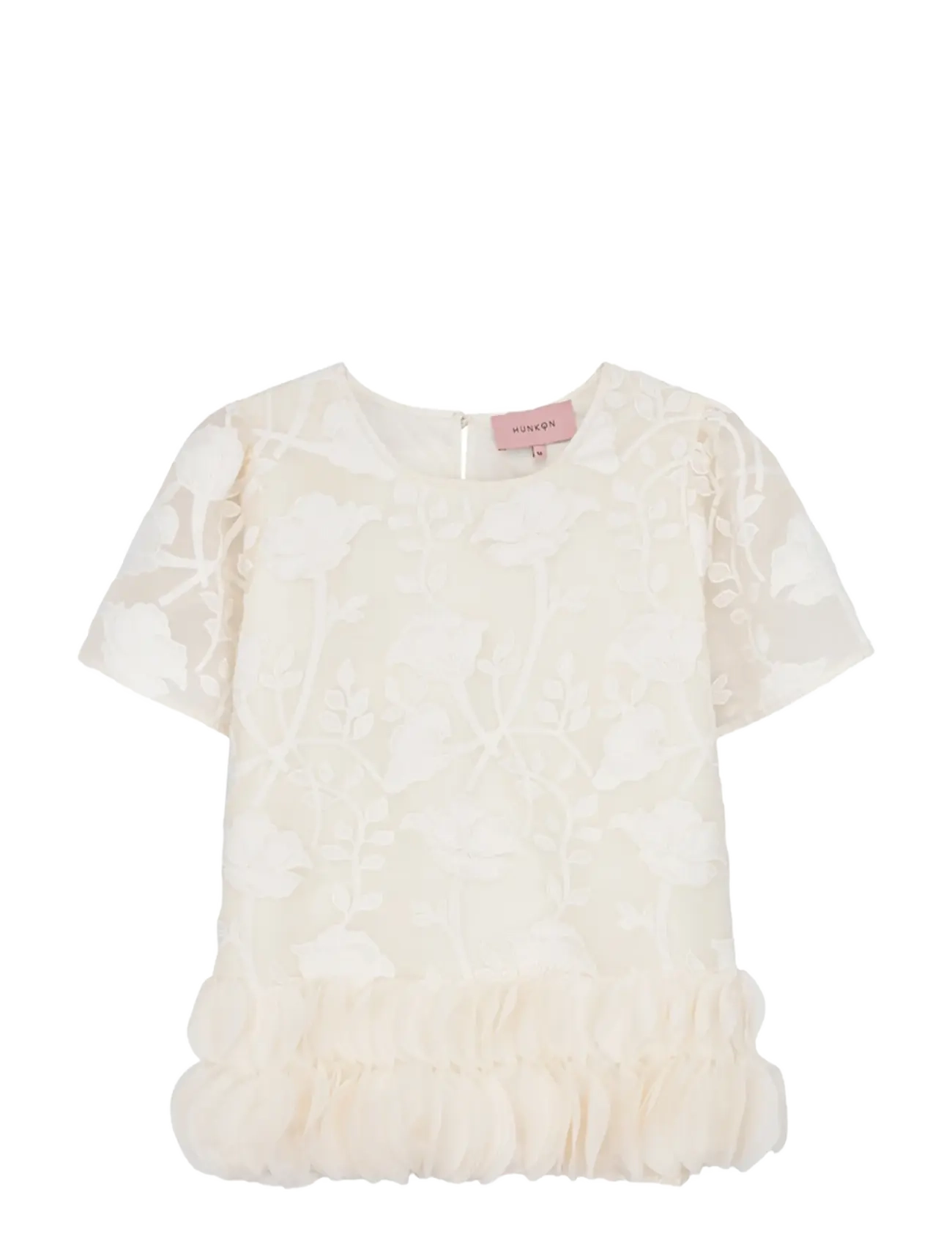 HUNKØN Aiko Bluse Cream - S - Damen