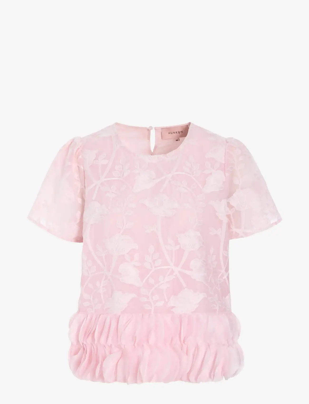 Hunkøn - Aiko Blouse - kortærmede bluser - pink - 1