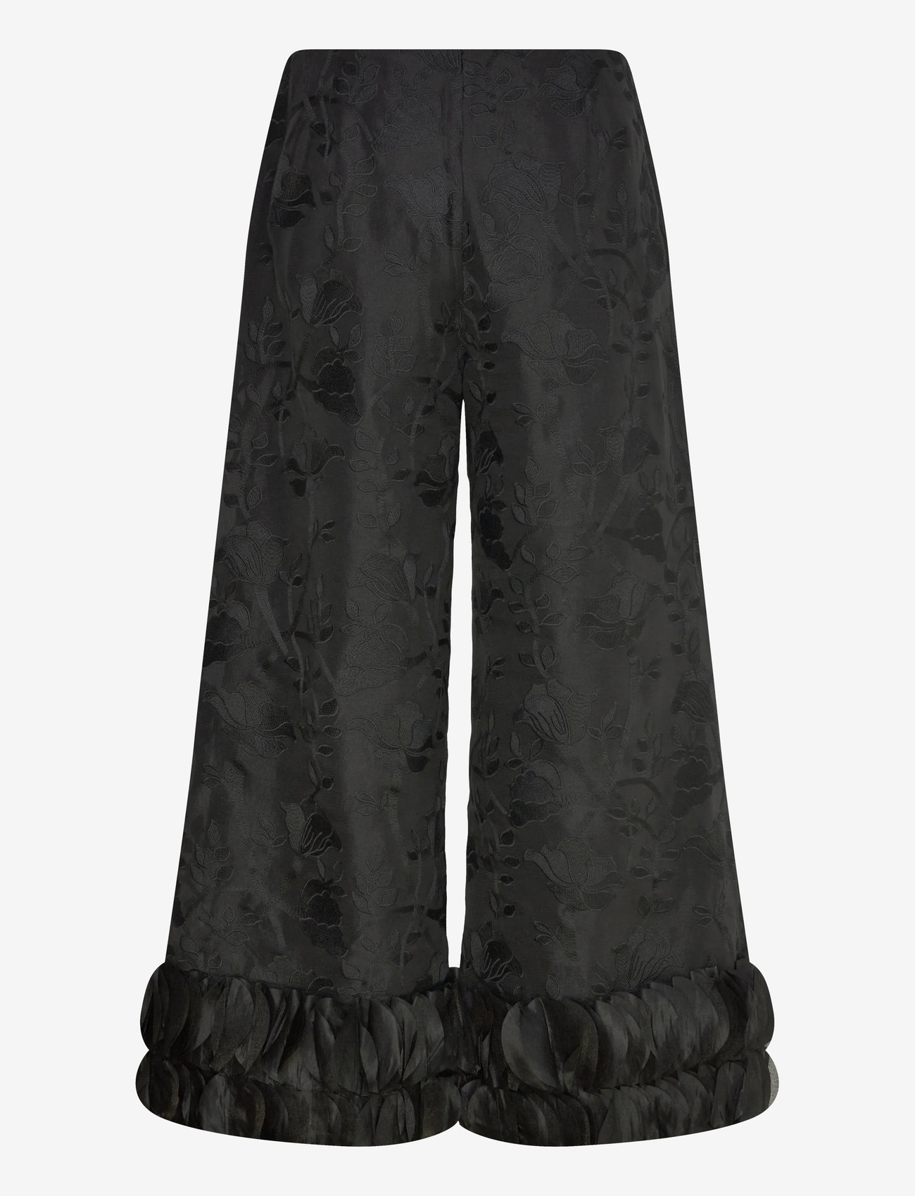 Hunkøn - Aiko Trousers - laia säärega püksid - black - 2
