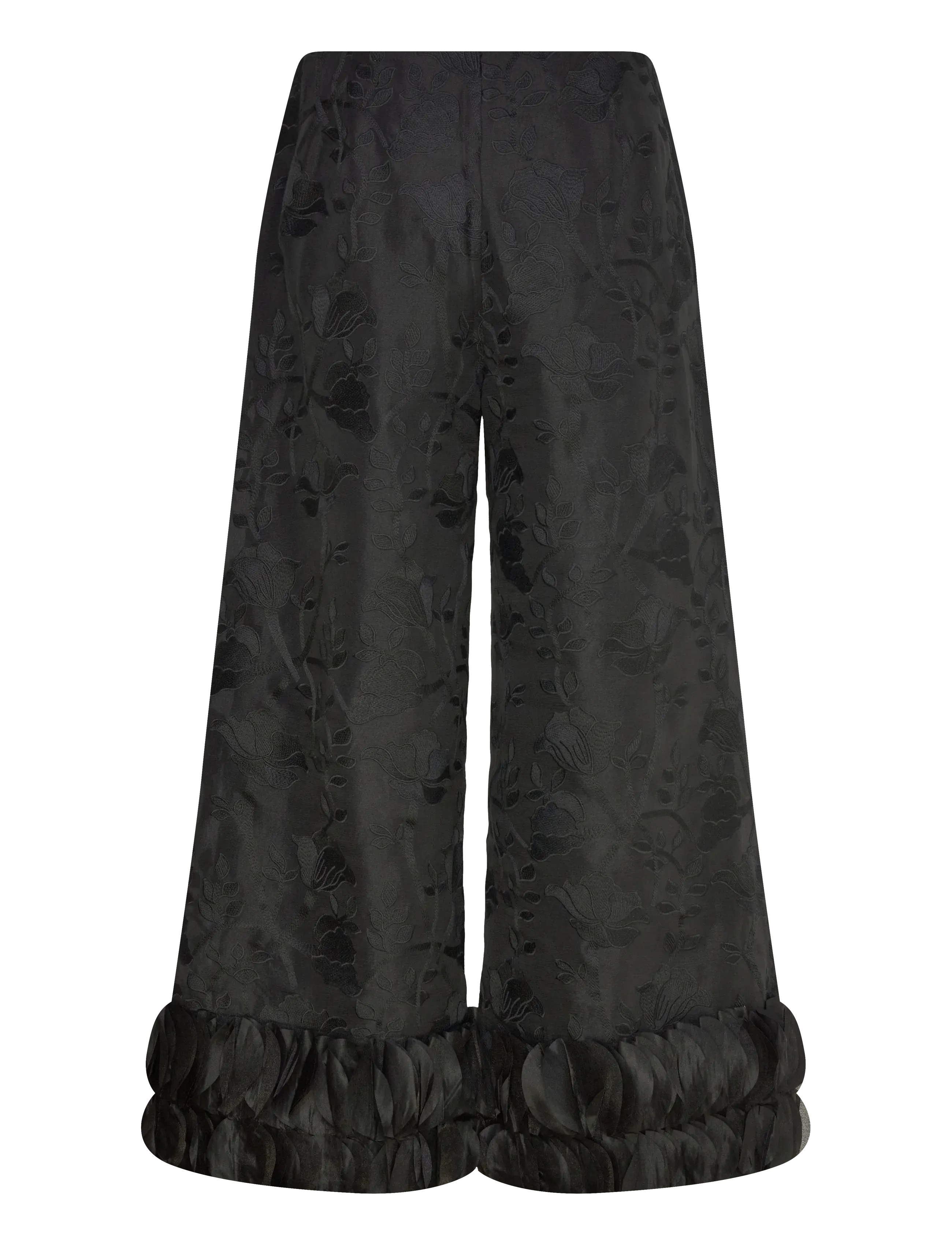 Hunkøn - Aiko Trousers - spodnie szerokie - black - 2