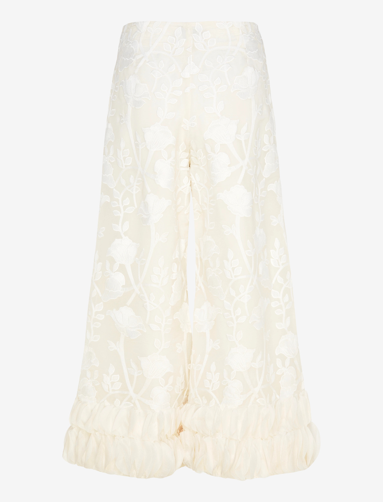 Hunkøn - Aiko Trousers - vide bukser - cream - 2