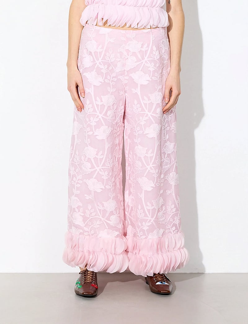 Hunkøn - Aiko Trousers - laia säärega püksid - pink - 0