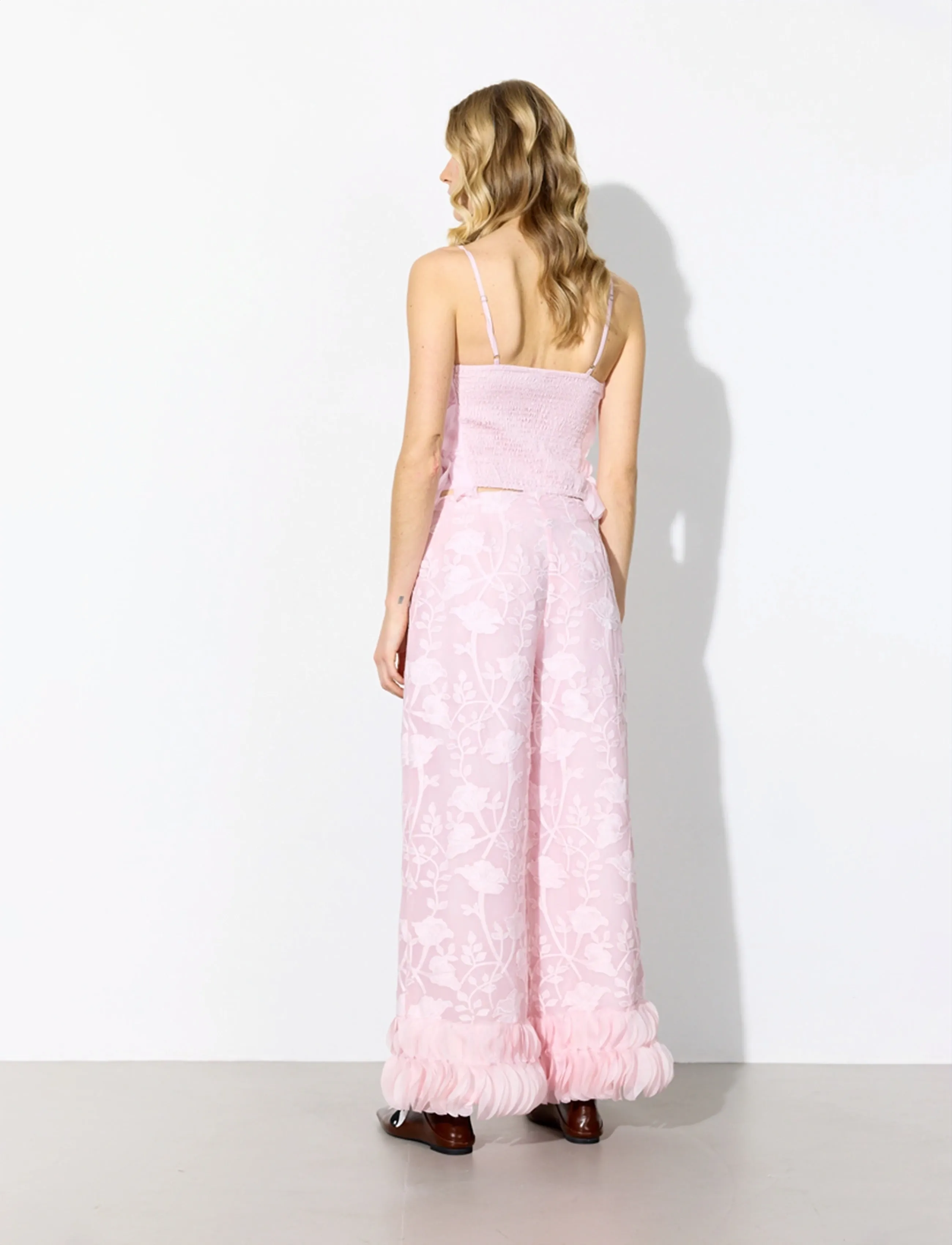 Hunkøn - Aiko Trousers - hosen mit weitem bein - pink - 4