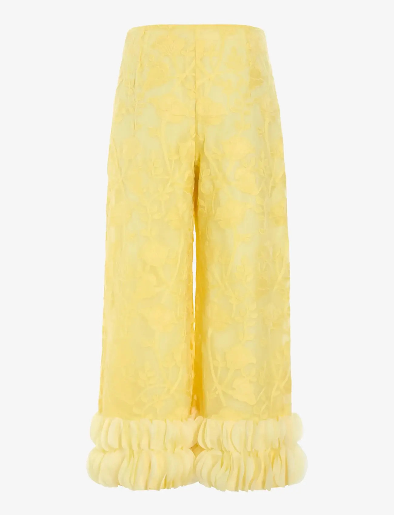 Hunkøn - Aiko Trousers - bukser med brede ben - yellow - 2