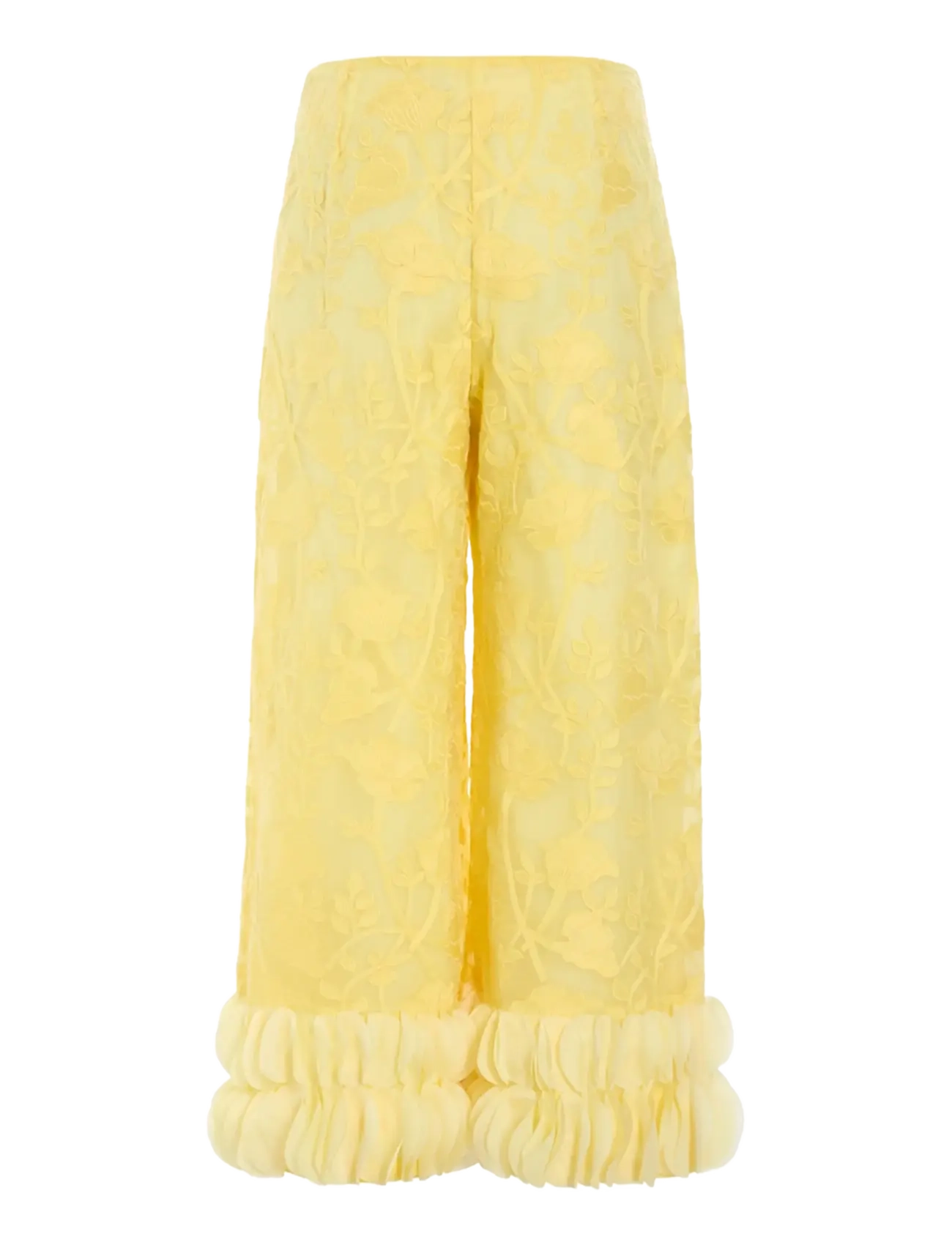 Hunkøn - Aiko Trousers - hosen mit weitem bein - yellow - 2