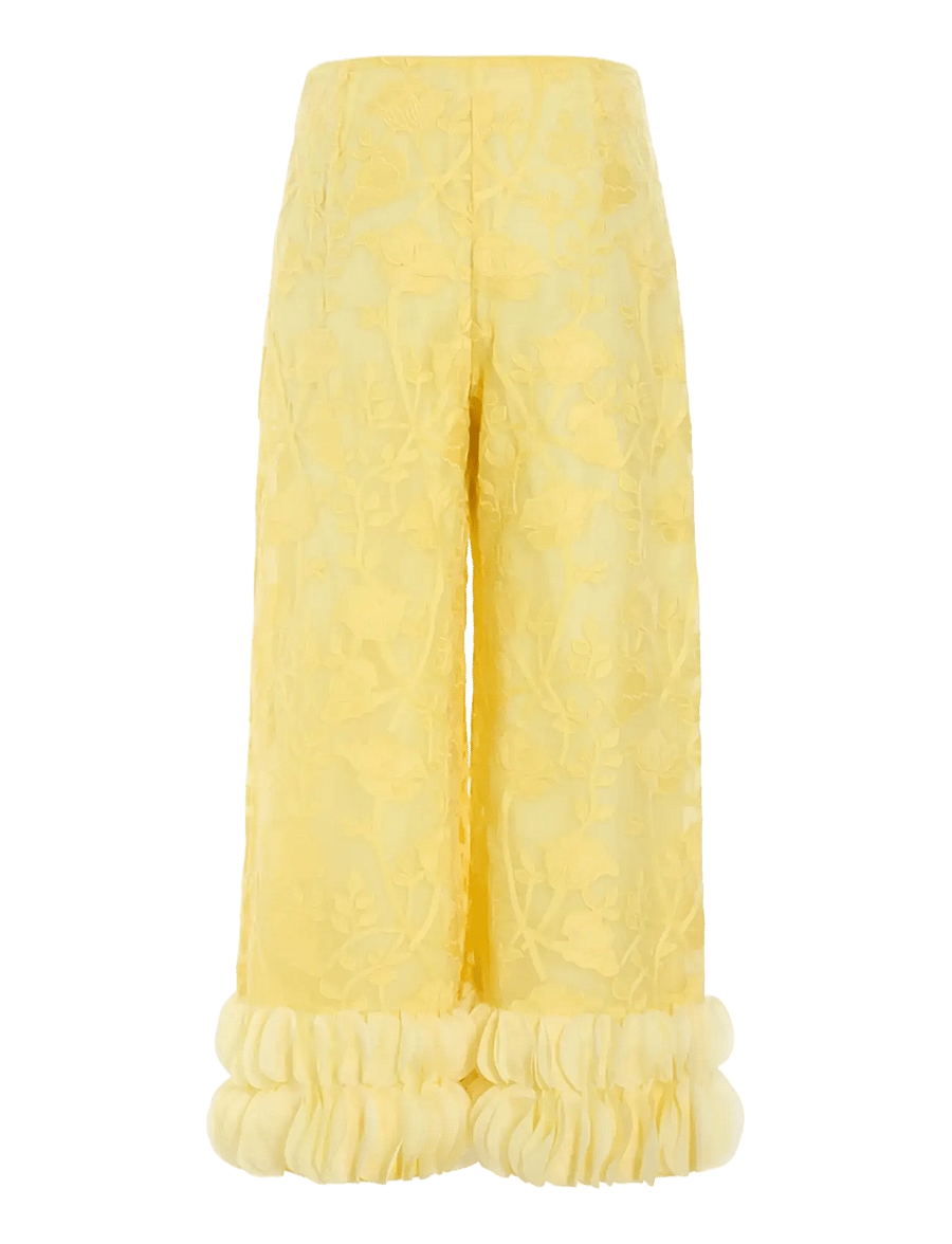 Hunkøn - Aiko Trousers - hosen mit weitem bein - yellow - 2