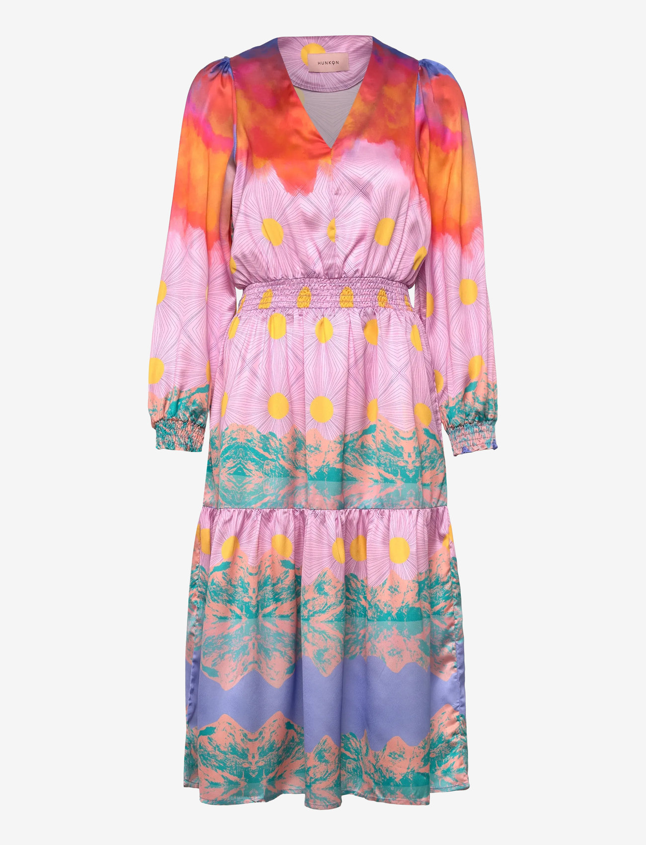 Hunkøn - Abby Dress - suvekleidid - horizon art print - 1