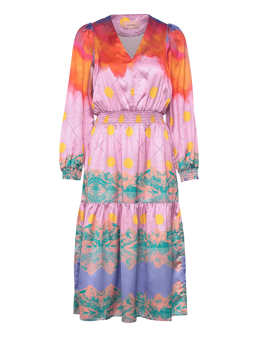 Hunkøn - Abby Dress - vasaras kleitas - horizon art print - 1