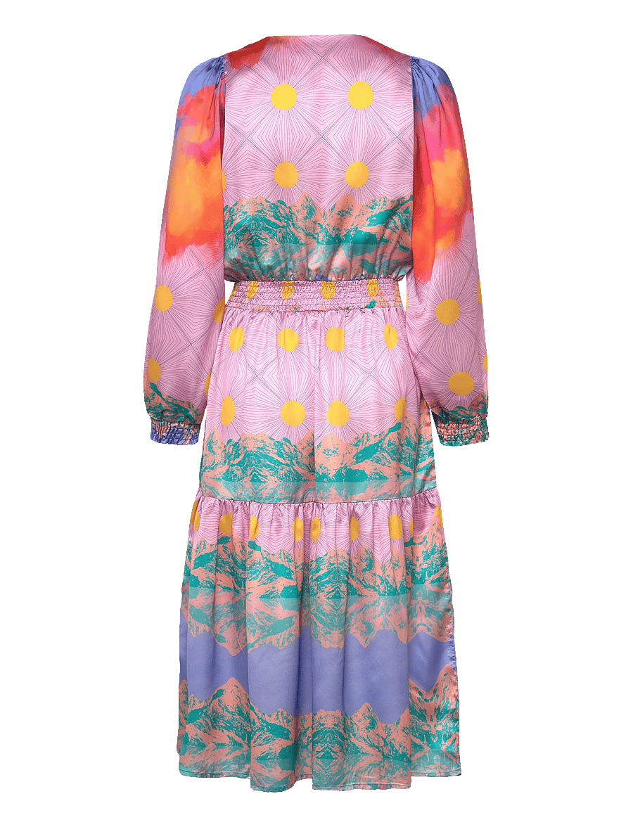 Hunkøn - Abby Dress - vasaras kleitas - horizon art print - 2