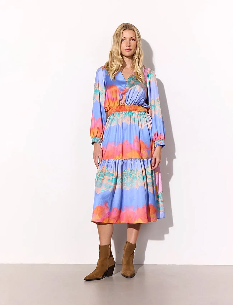 Hunkøn - Abby Dress - suvekleidid - horizon art print - 0