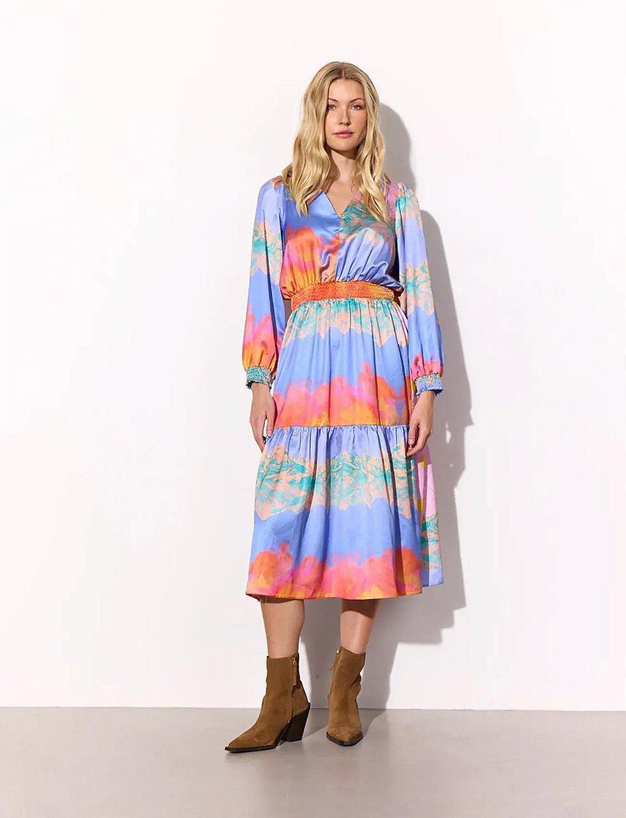 Hunkøn - Abby Dress - vasaras kleitas - horizon art print - 0