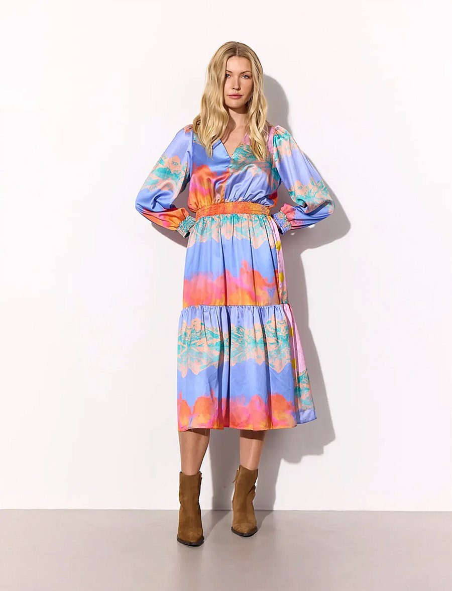 Hunkøn - Abby Dress - vasaras kleitas - horizon art print - 3