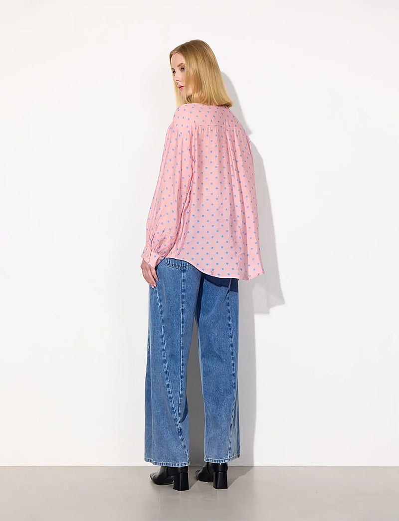 Hunkøn - May Shirt - pikkade varrukatega särgid - soft pink - 4