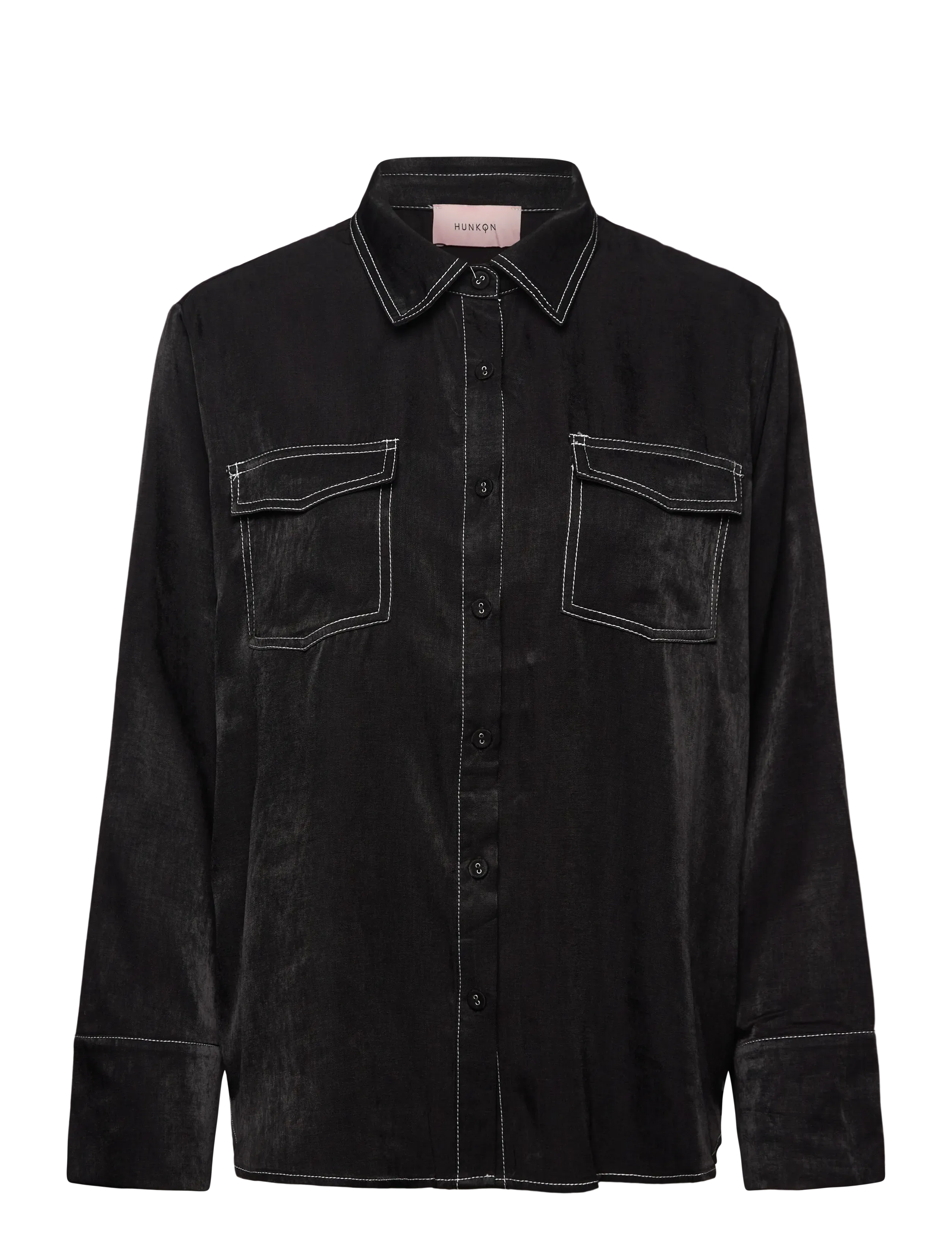 HUNKØN Andy Shirt Schwarz - S - Damen