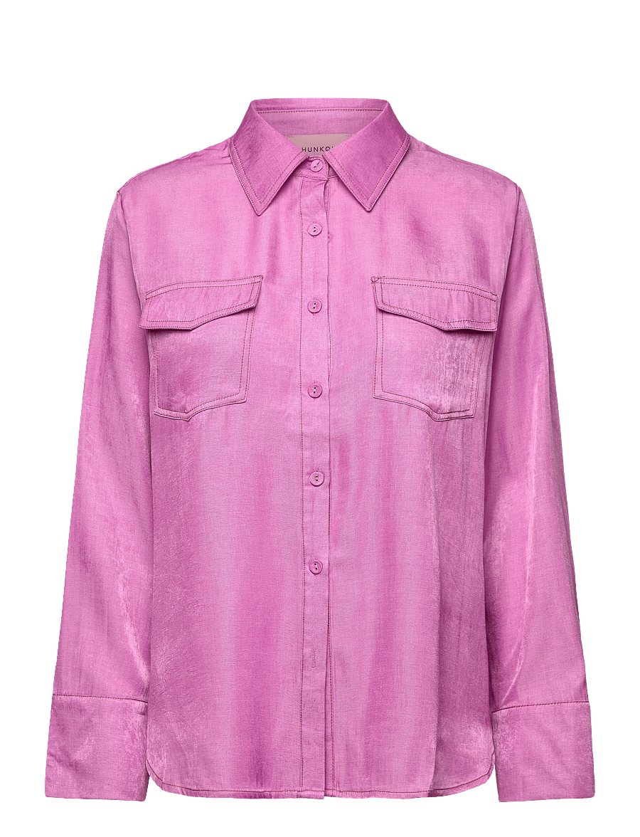 Hunkøn - Andy Shirt - krekli ar garām piedurknēm - pink - 1