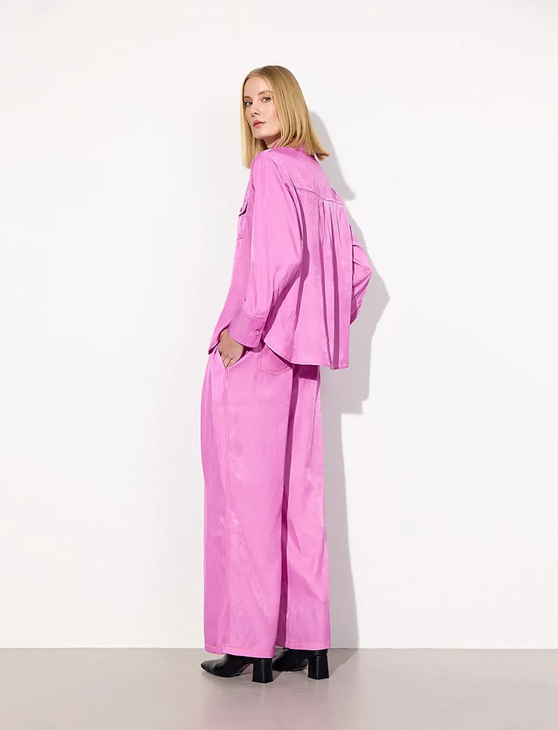 Hunkøn - Andy Shirt - langærmede skjorter - pink - 5