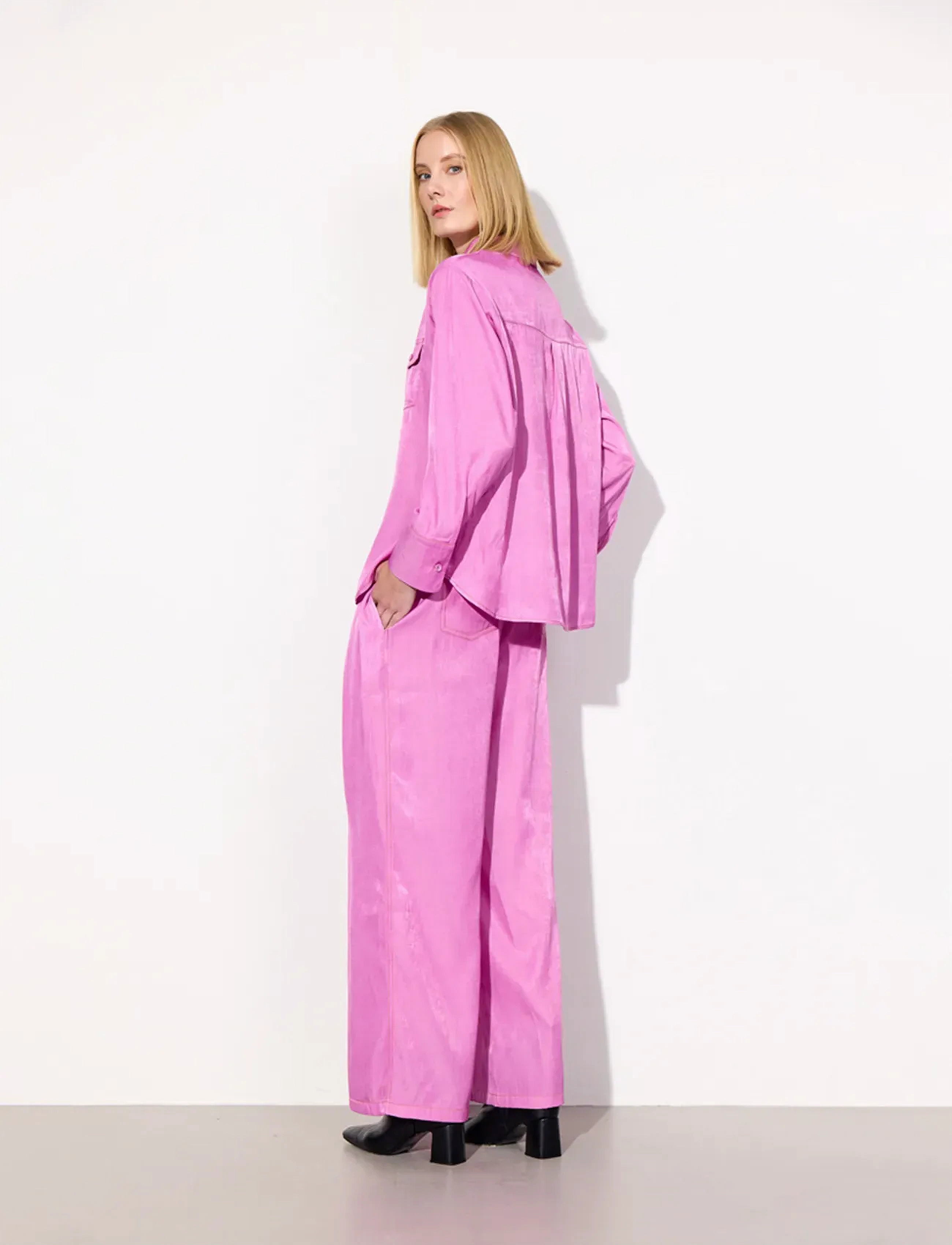 Hunkøn - Andy Shirt - krekli ar garām piedurknēm - pink - 5