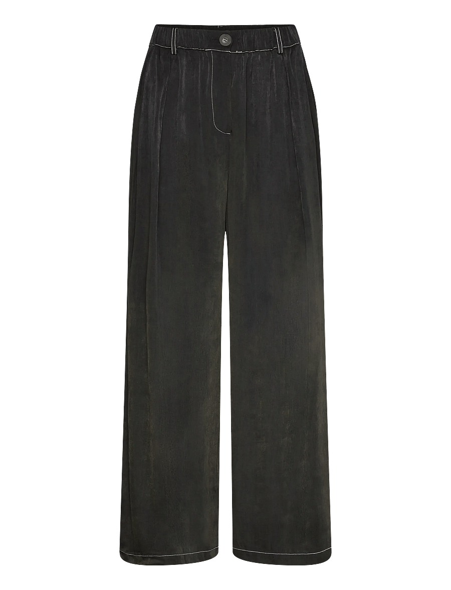 Hunkøn - Andy Trousers - pantalons larges - black - 1