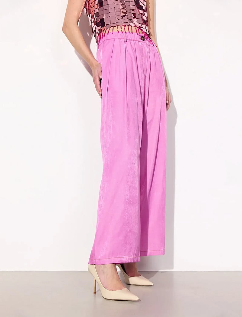 Hunkøn - Andy Trousers - bukser med brede ben - pink - 0