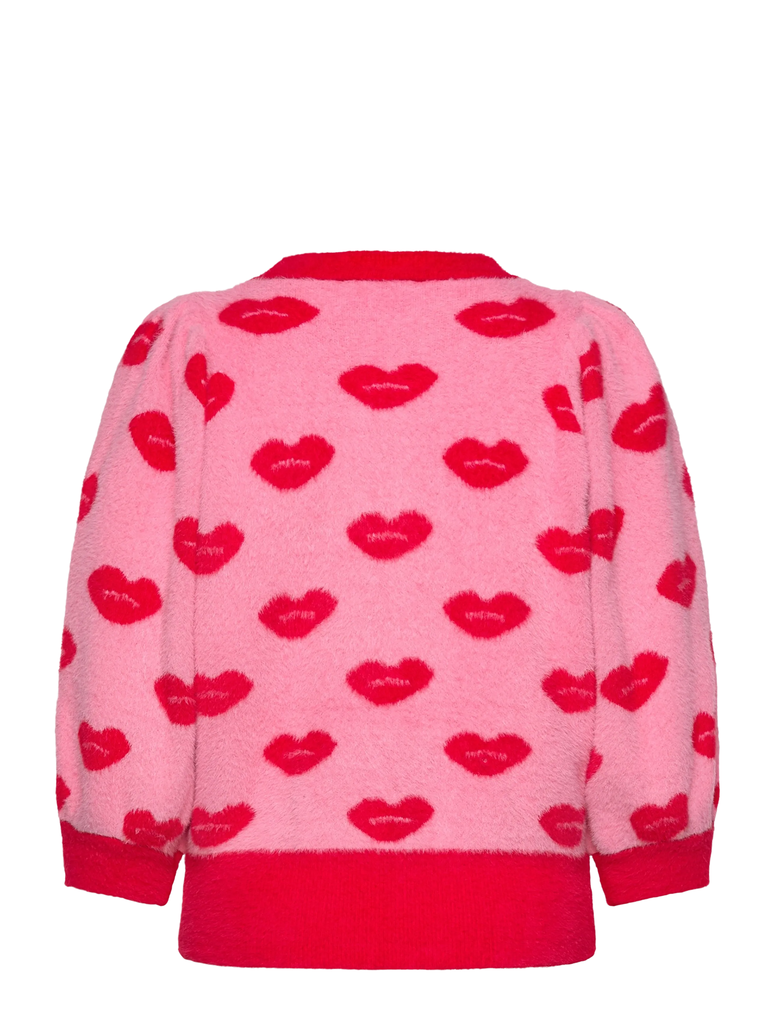 Hunkøn - Lilou Blouse - swetry - kiss me art print - 2